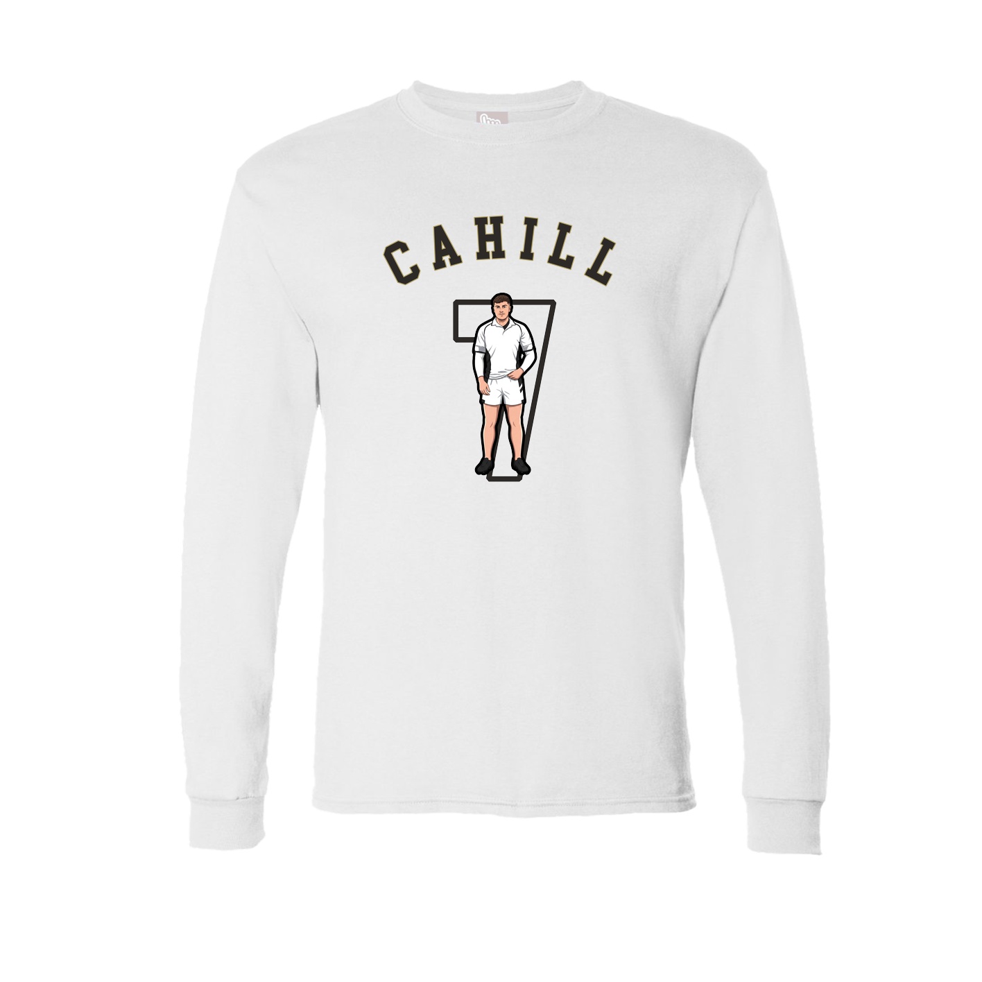 Long Sleeve Tee — Shirsey Arch in White