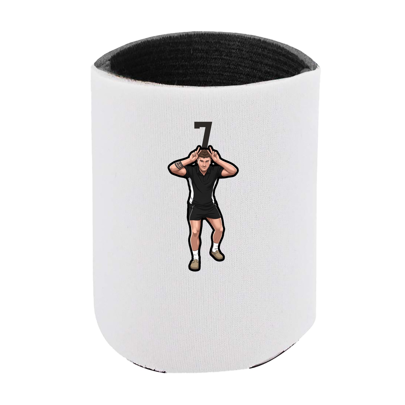 Can Holder — Number Top in White
