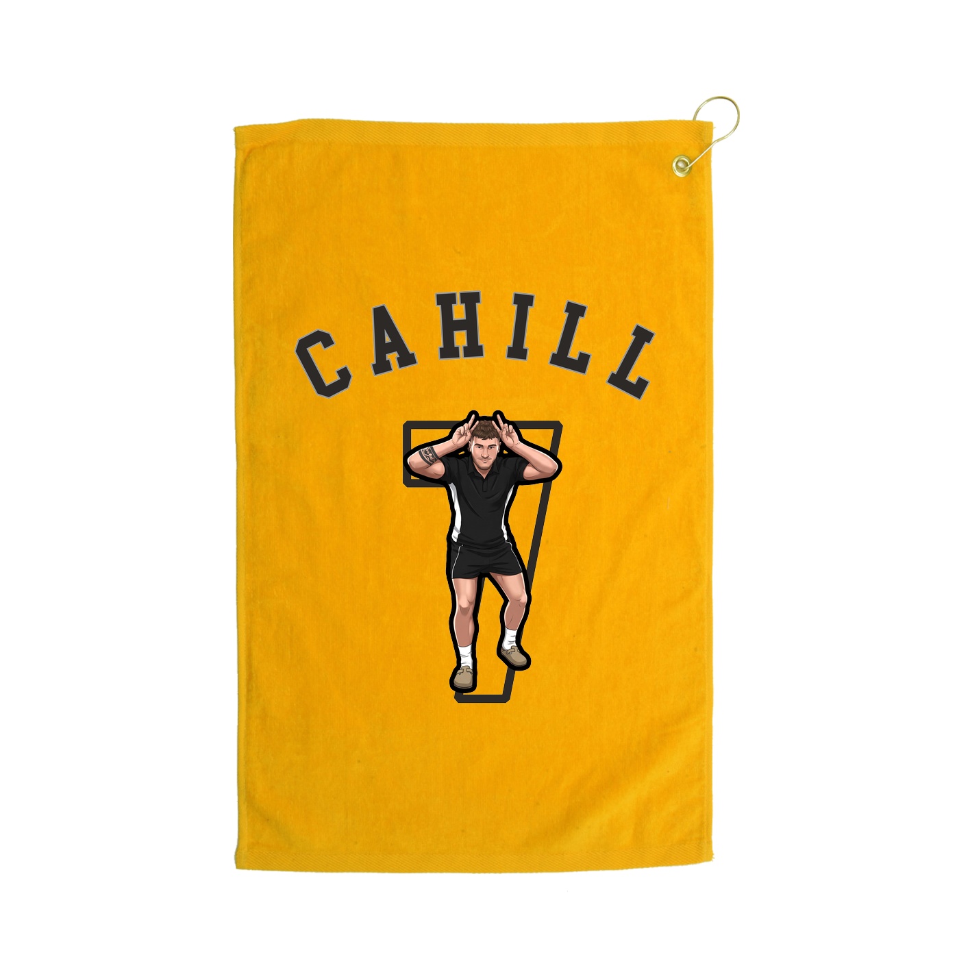 Golf Towel — Shirsey Arch in Gold