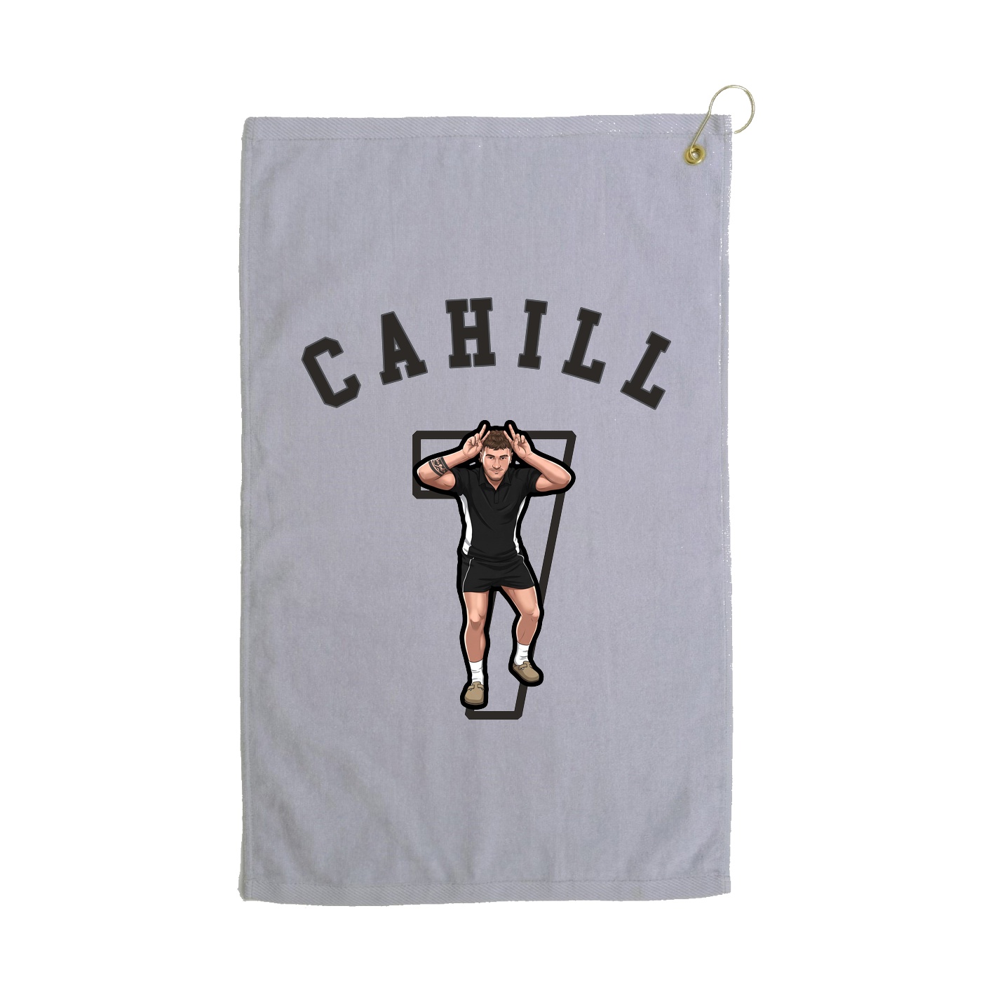 Golf Towel — Shirsey Arch in Grey