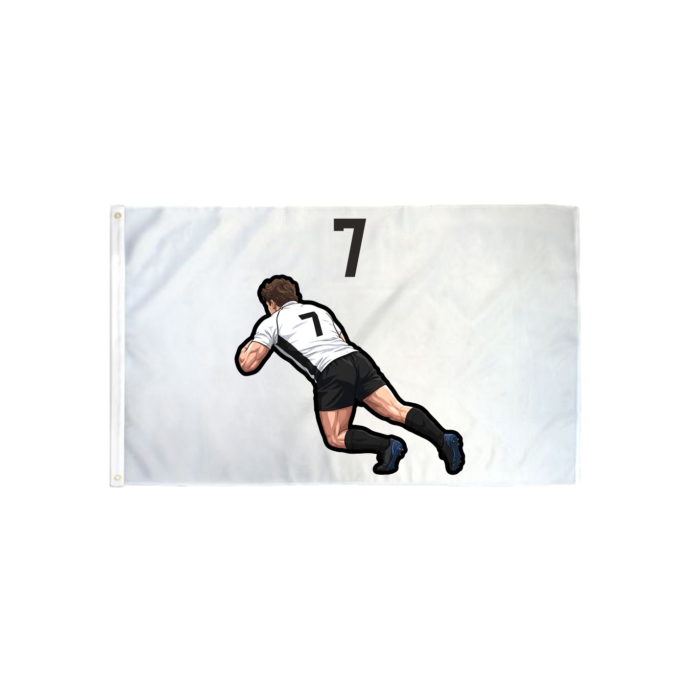 3x5 Flag — Number Top in Classic