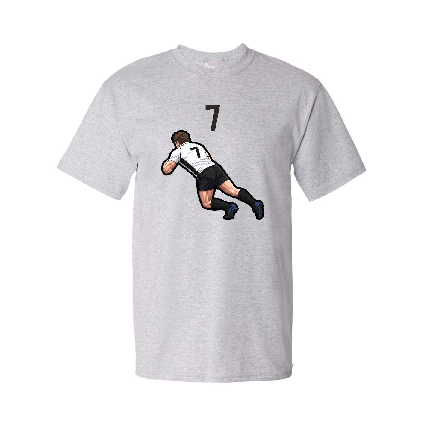 Tee — Number Top in Grey
