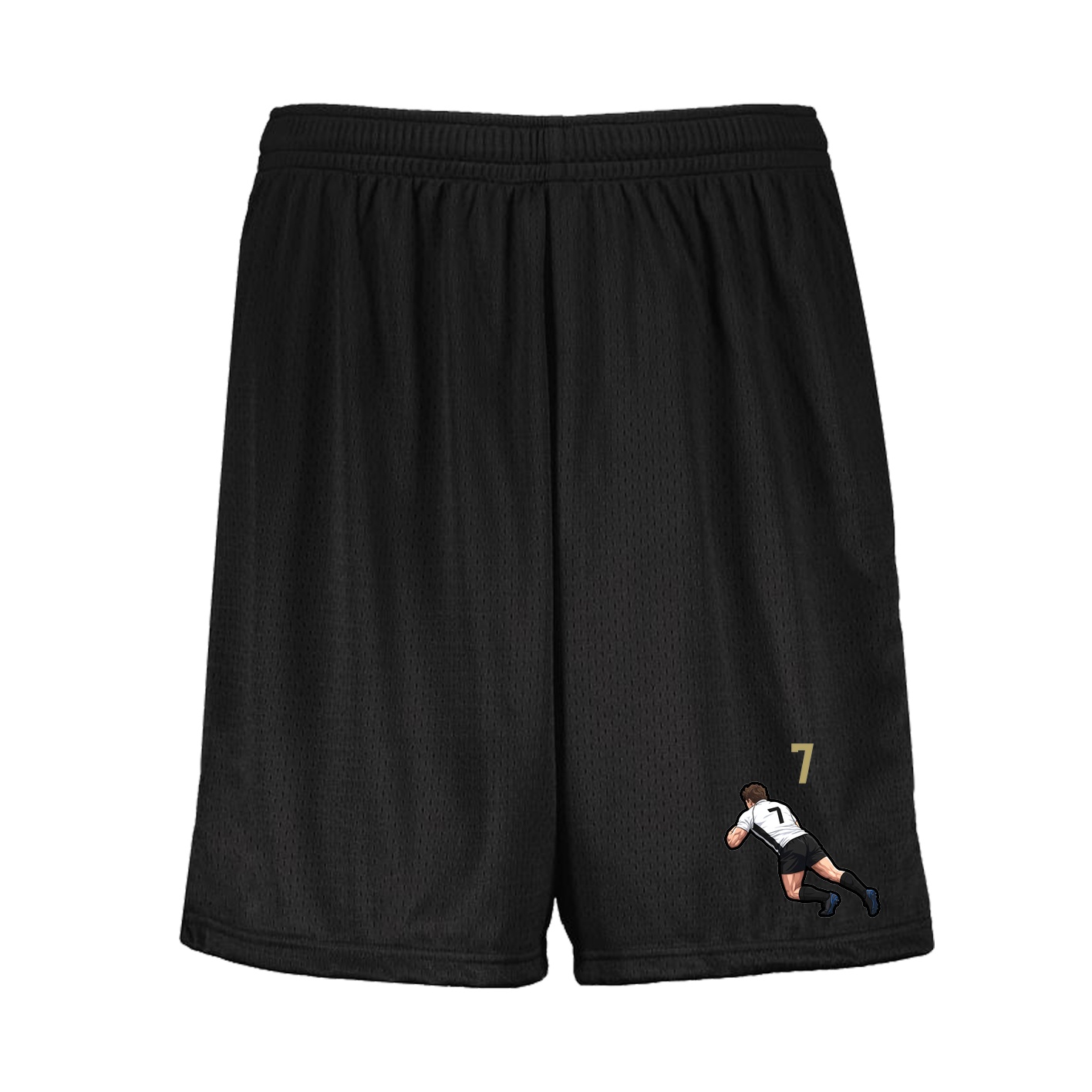 Shorts — Number Top in Black