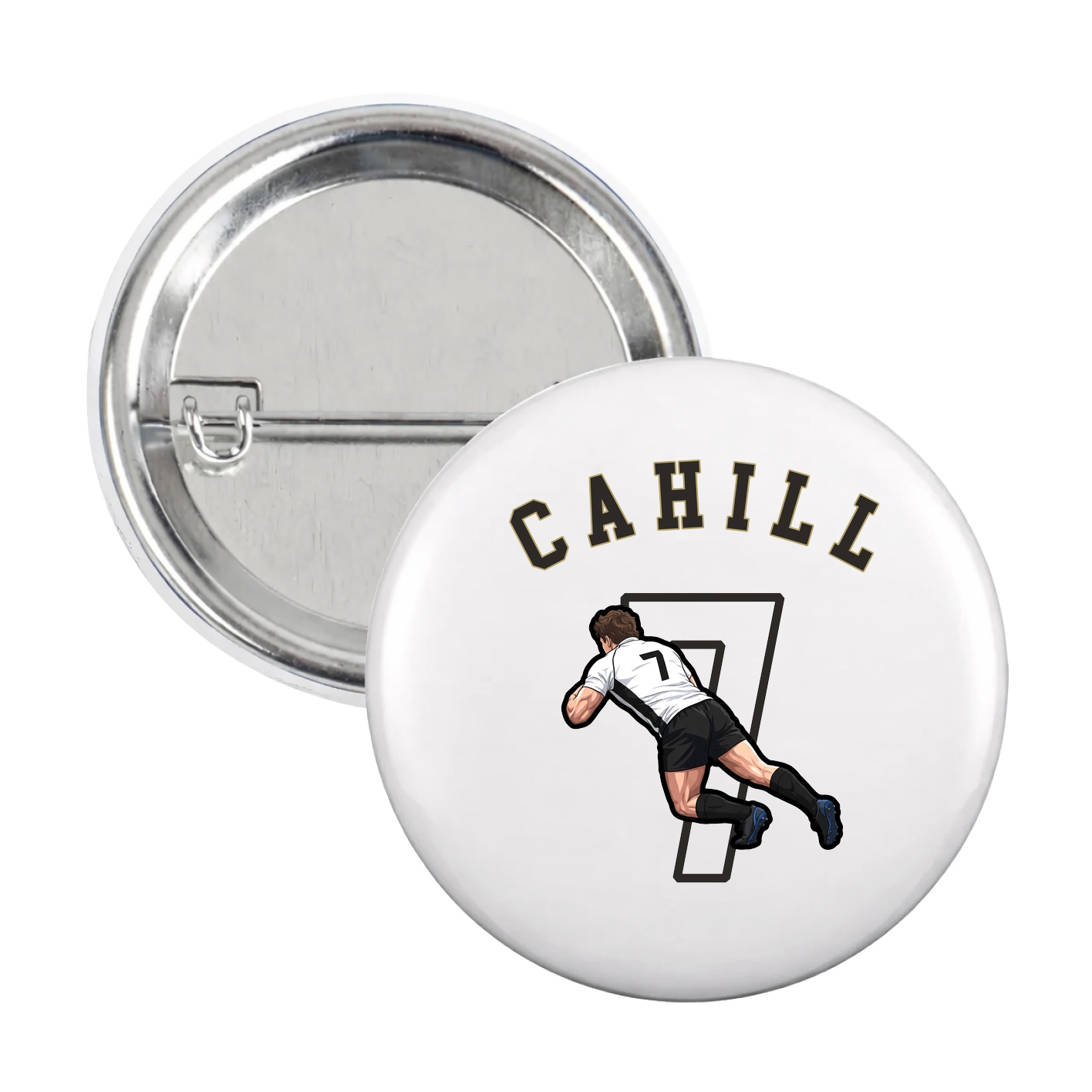 Game Day Button — Shirsey Arch in White