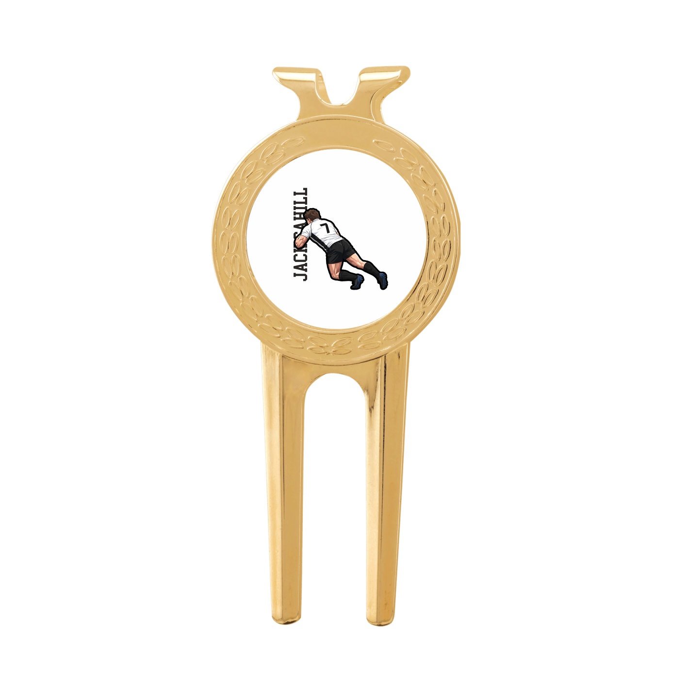 Divot Tool with Ball Marker — Name Vertical in Classic