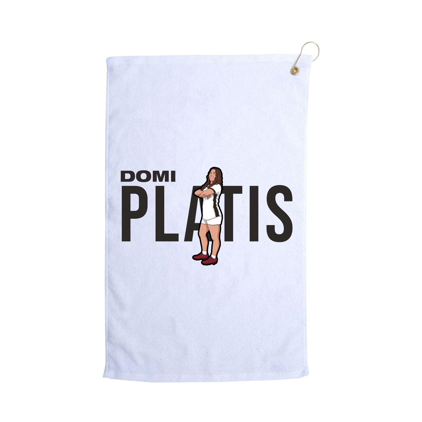 Golf Towel — Player Name in White