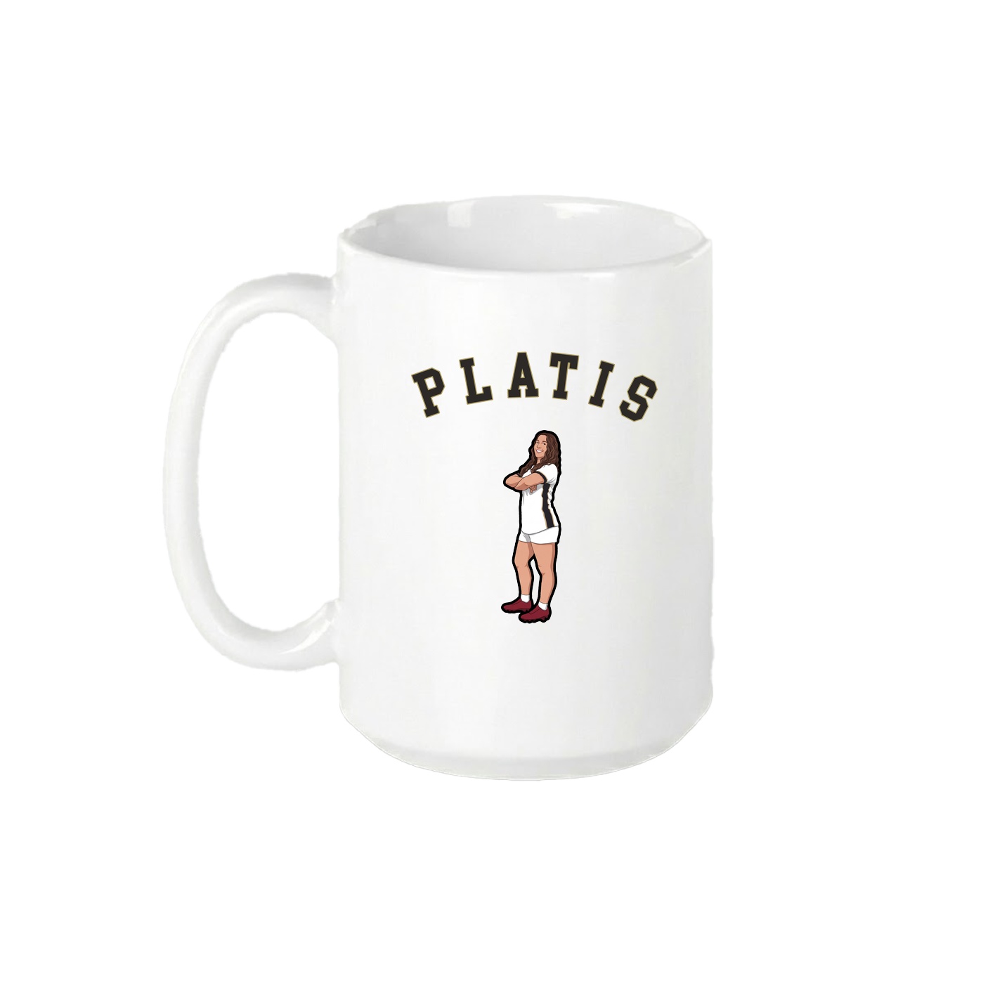 15oz Coffee Mug — Shirsey Arch in White