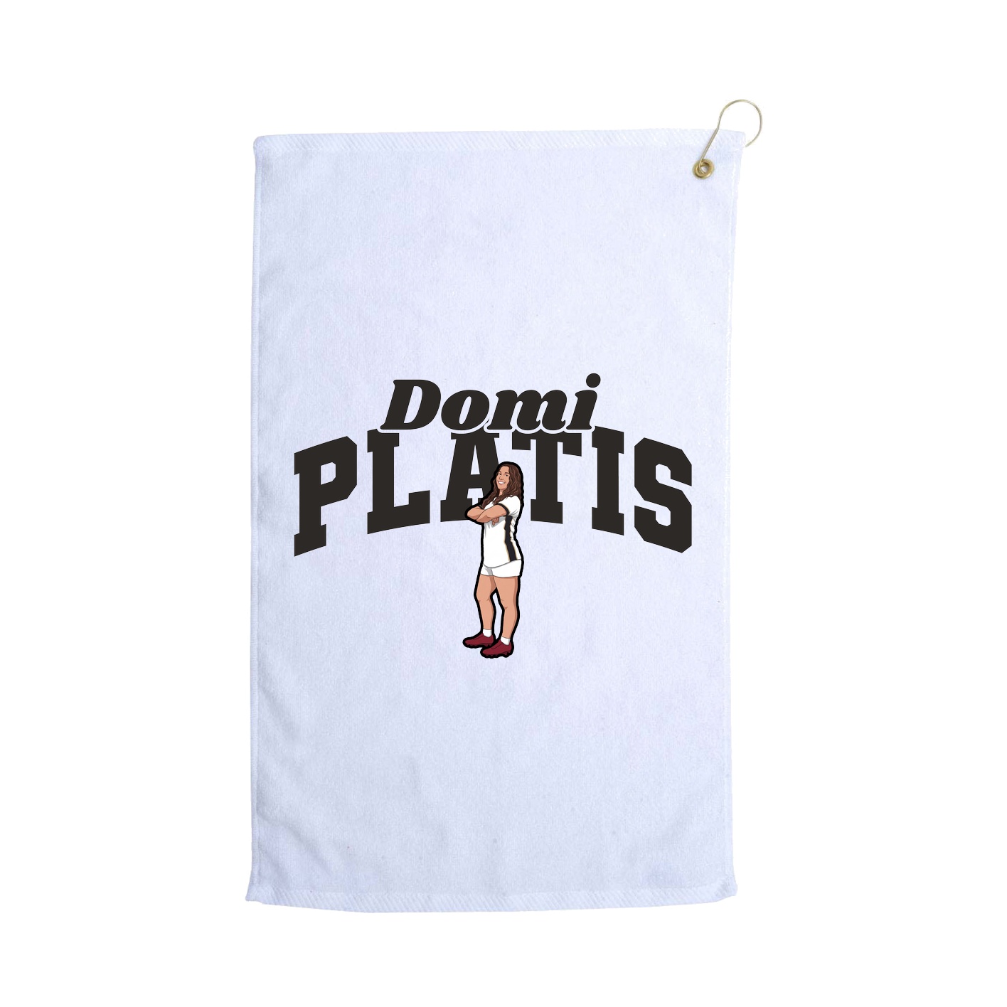 Golf Towel — Signature Arch in White