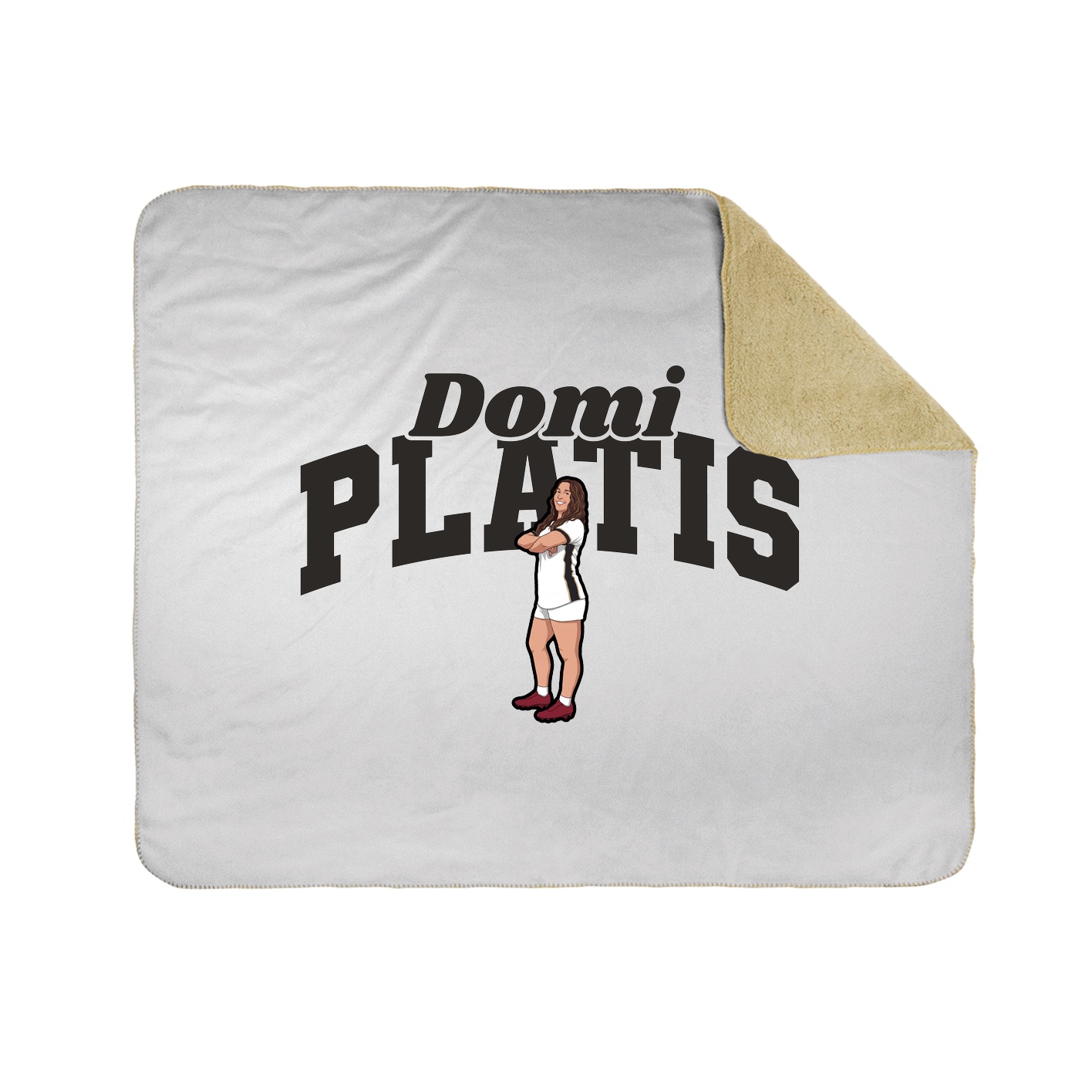Throw Blanket — Signature Arch in White
