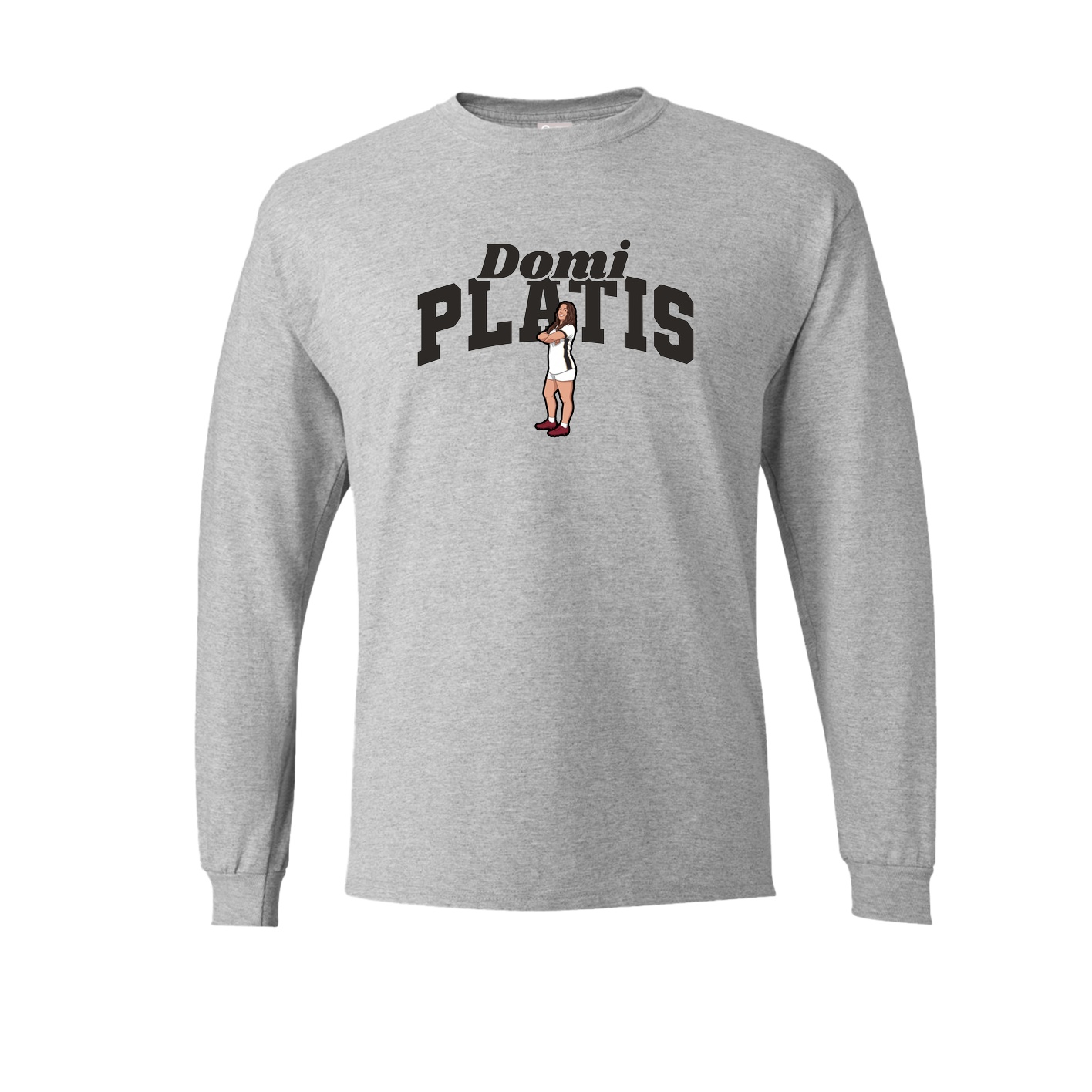 Long Sleeve Tee — Signature Arch in Grey