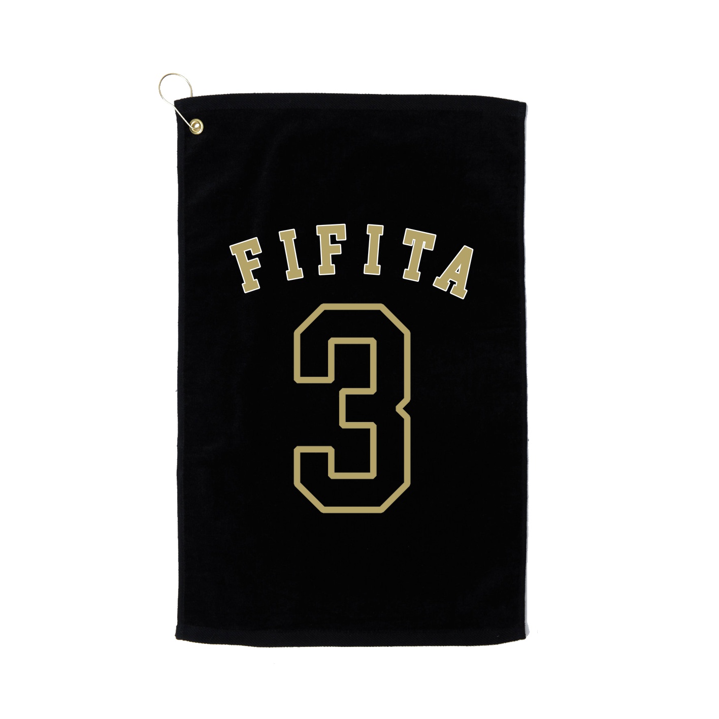 Golf Towel — Shirsey Arch in Black
