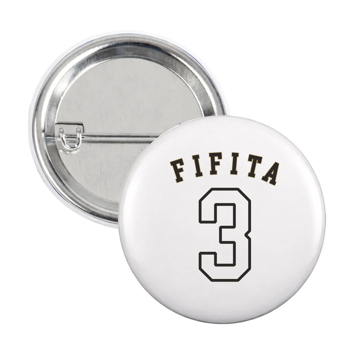 Game Day Button — Shirsey Arch in White