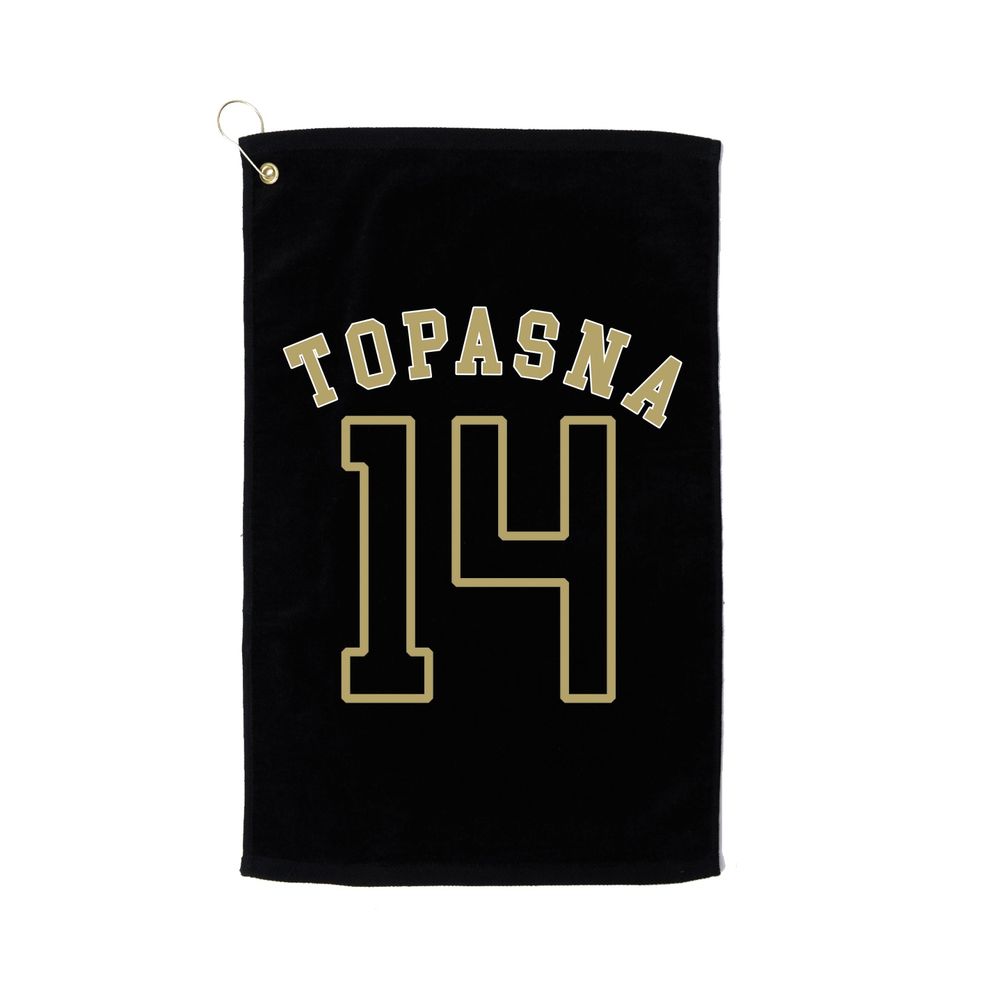 Golf Towel — Shirsey Arch in Black
