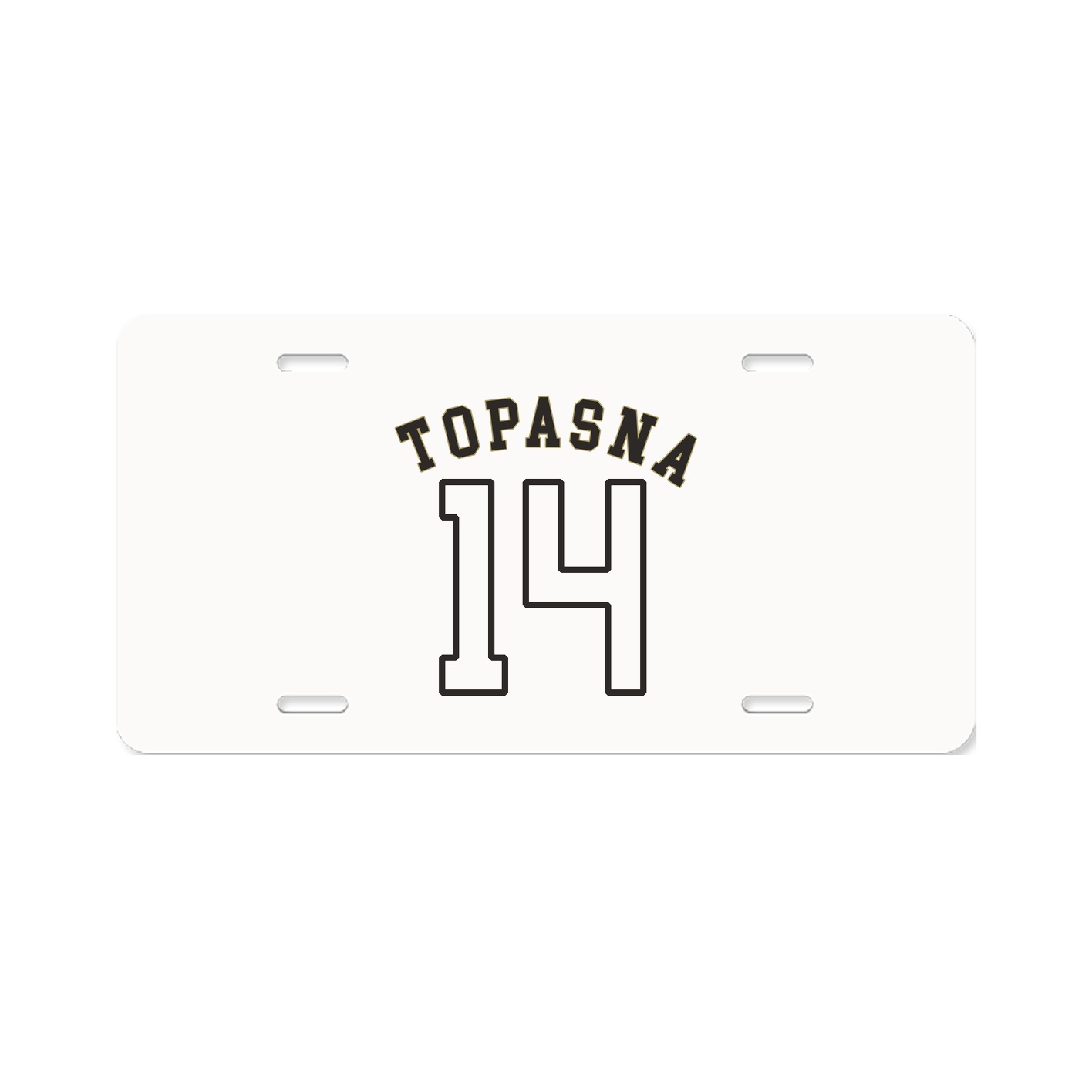 License Plate — Shirsey Arch in Classic