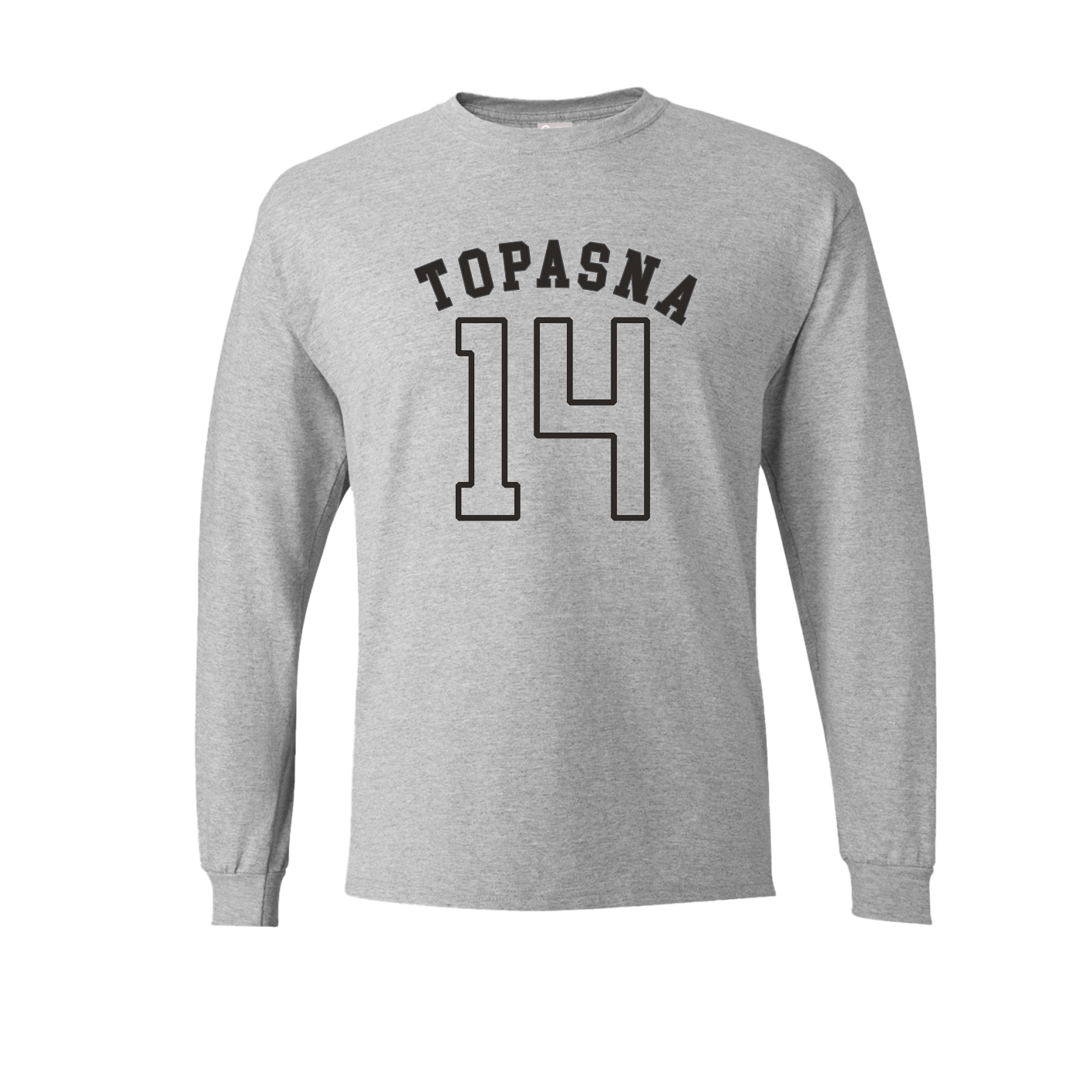 Long Sleeve Tee — Shirsey Arch in Grey