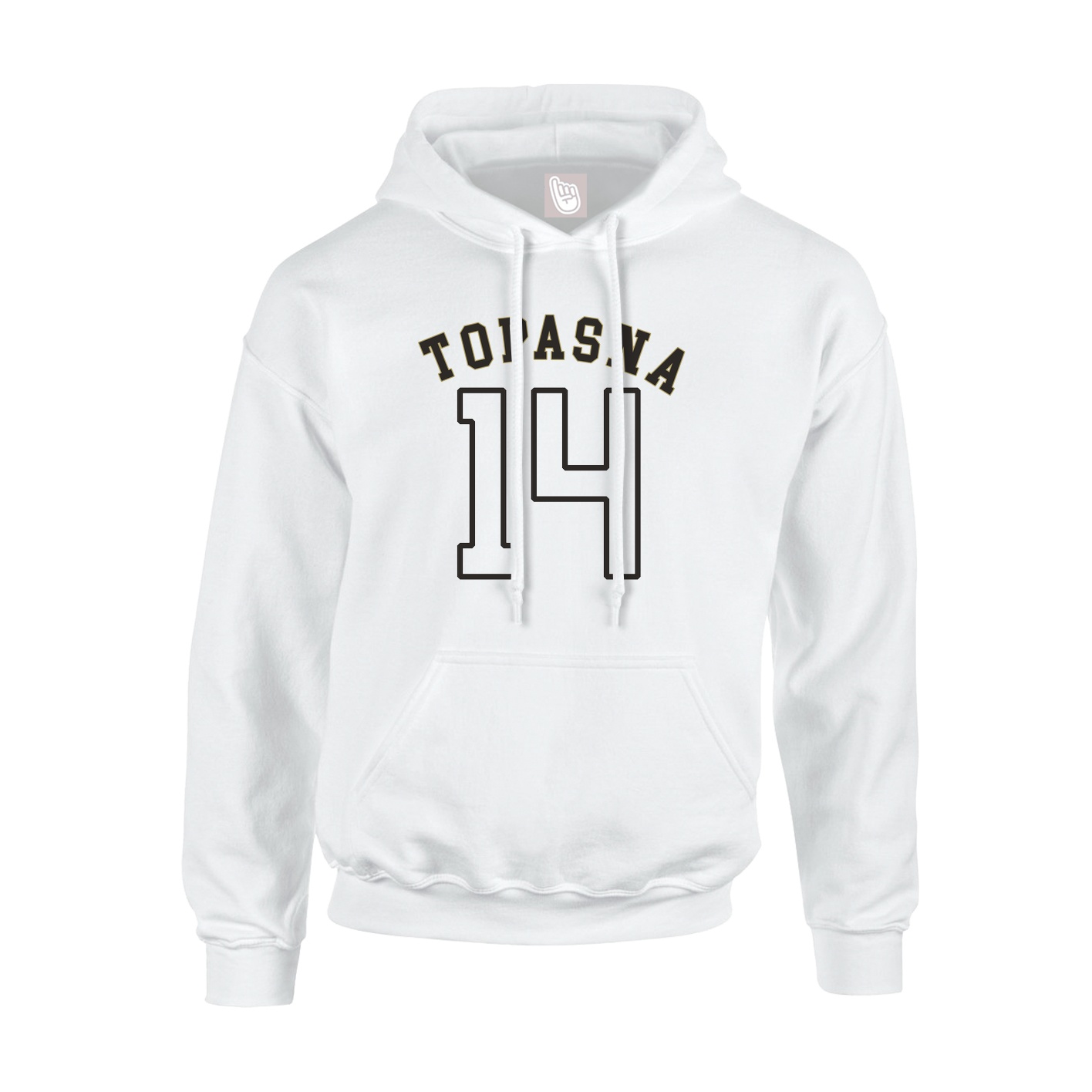 Hoodie — Shirsey Arch in White