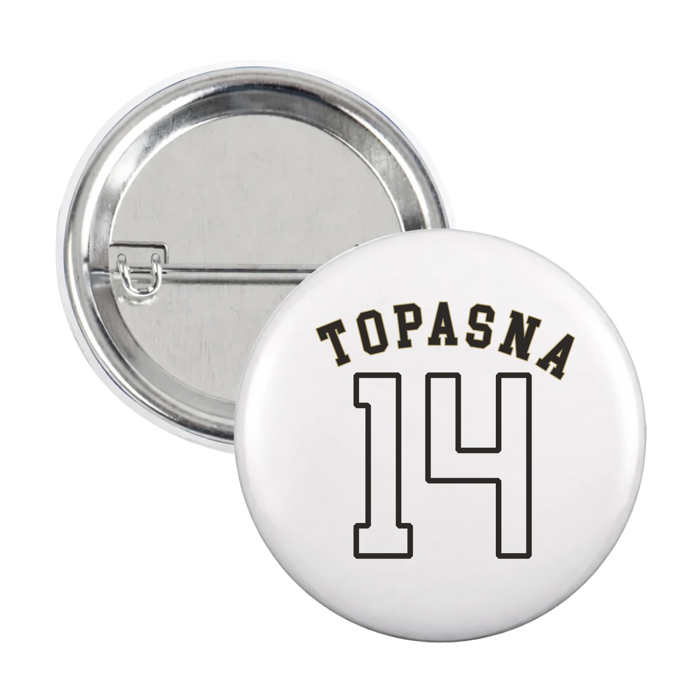Game Day Button — Shirsey Arch in White