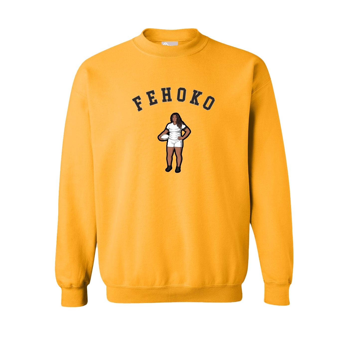 Fleece Crew — Shirsey Arch in Gold