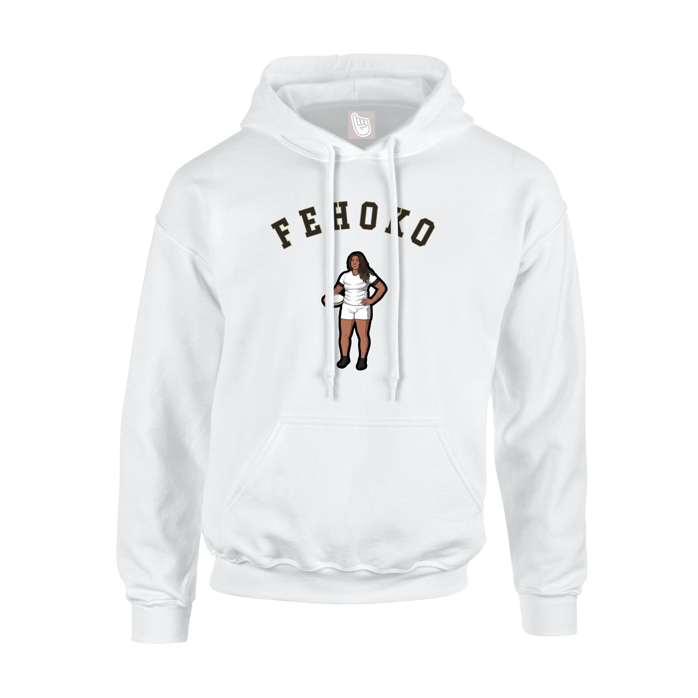 Youth Hoodie — Shirsey Arch in White