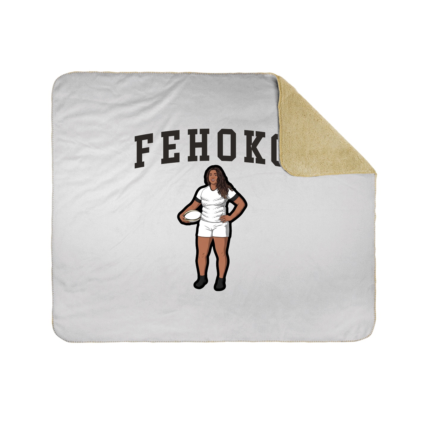 50x60 Sherpa Lined Throw Blanket