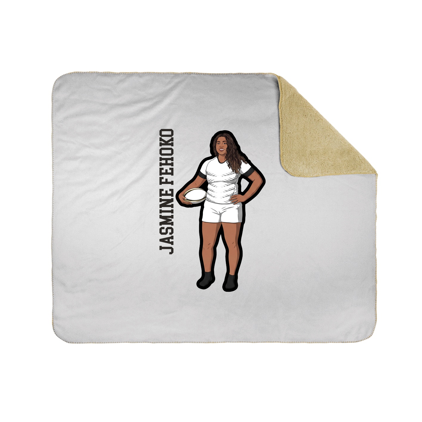 50x60 Sherpa Lined Throw Blanket