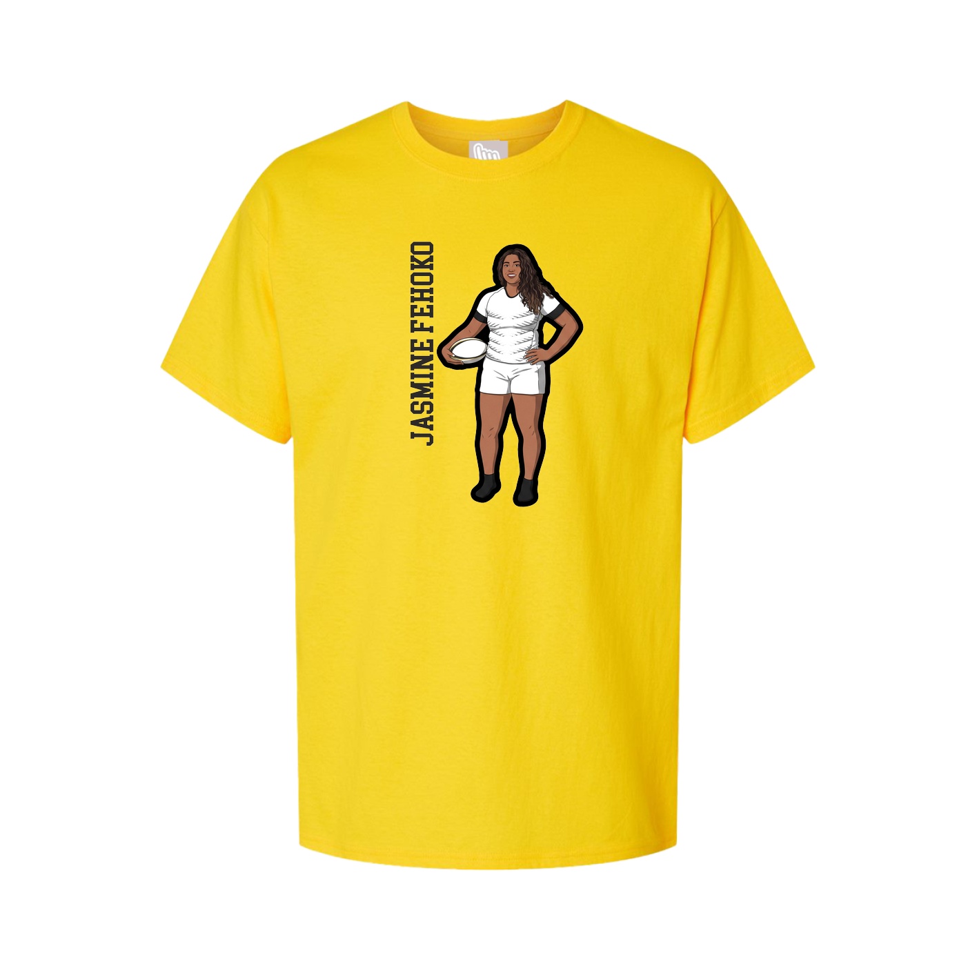 Tee — Name Vertical in Gold