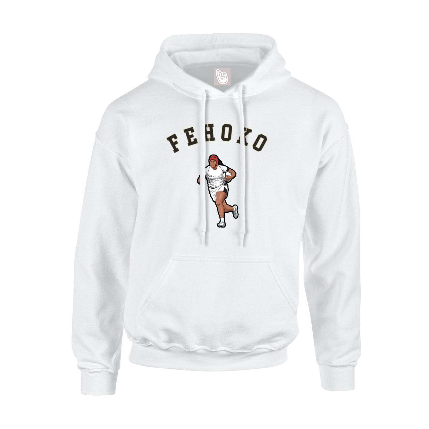 Youth Hoodie — Shirsey Arch in White