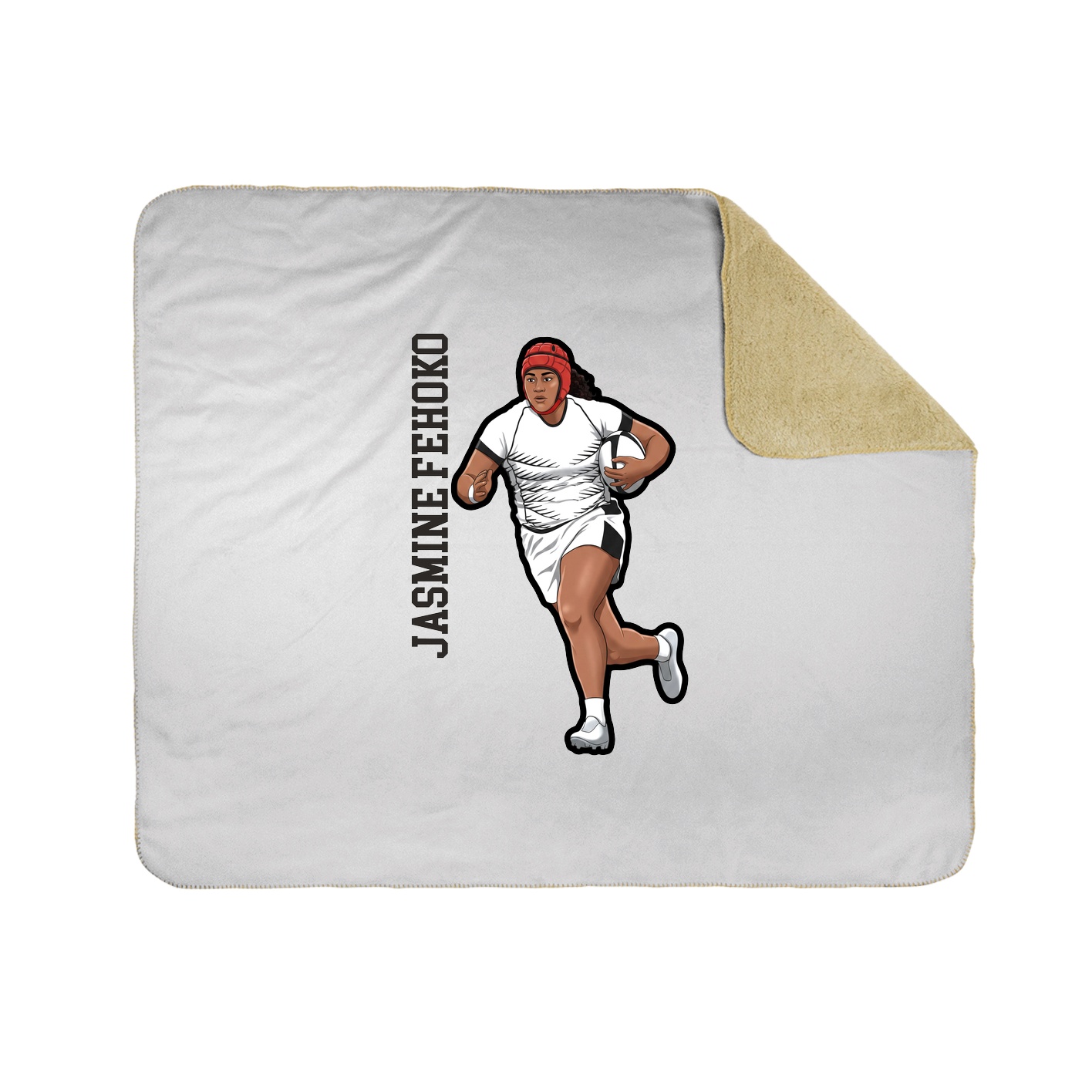 50x60 Sherpa Lined Throw Blanket