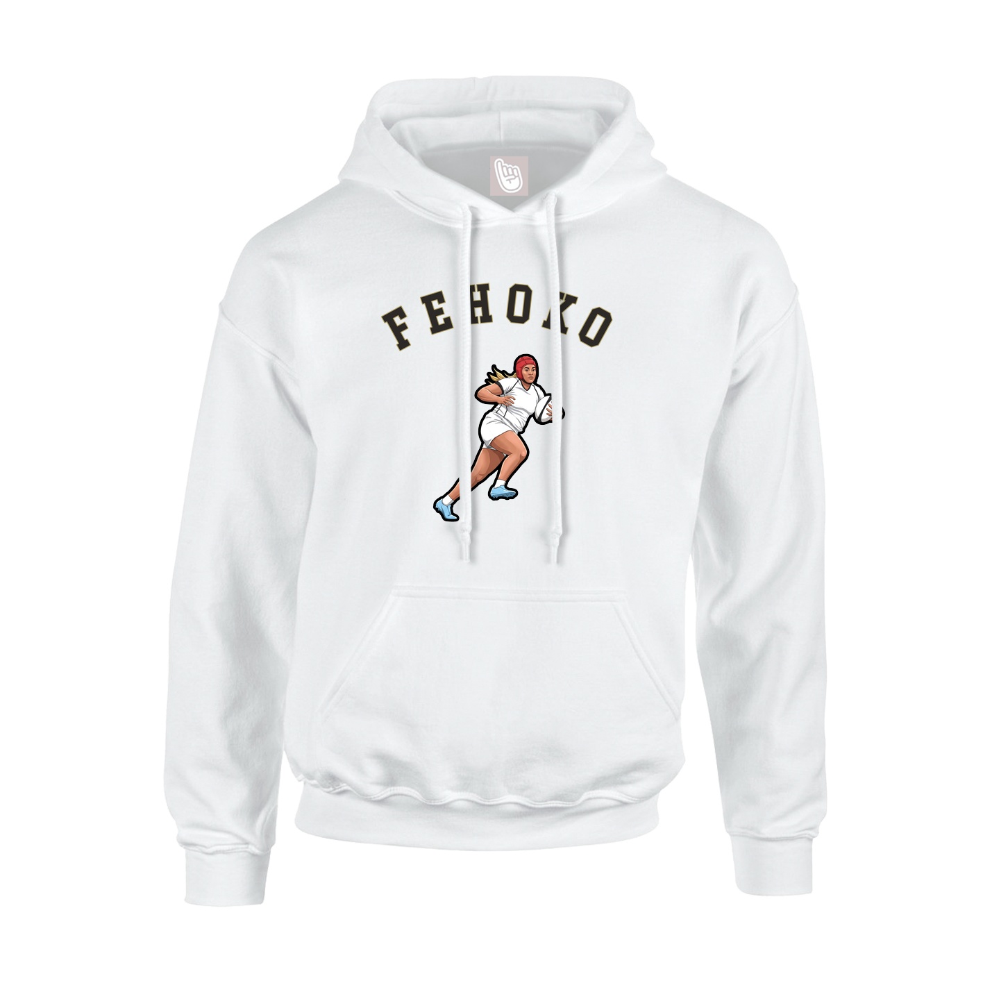 Youth Hoodie — Shirsey Arch in White