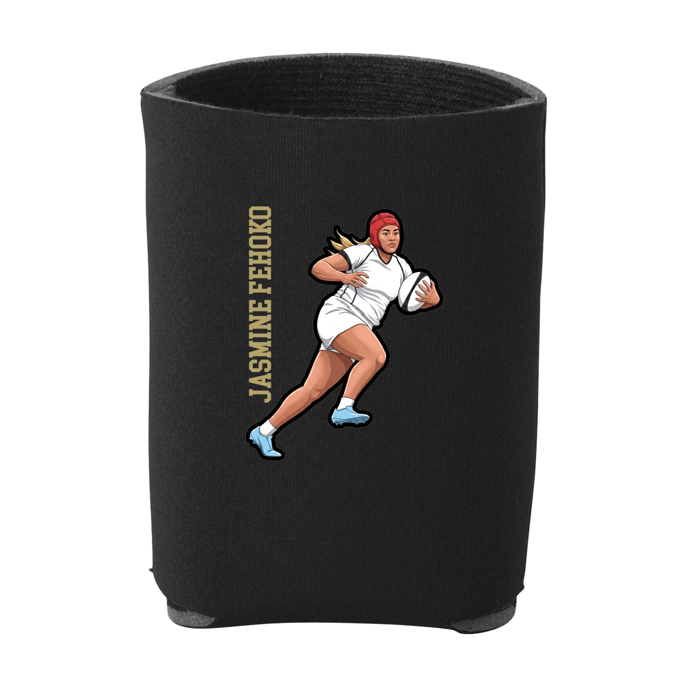 Can Holder — Name Vertical in Black