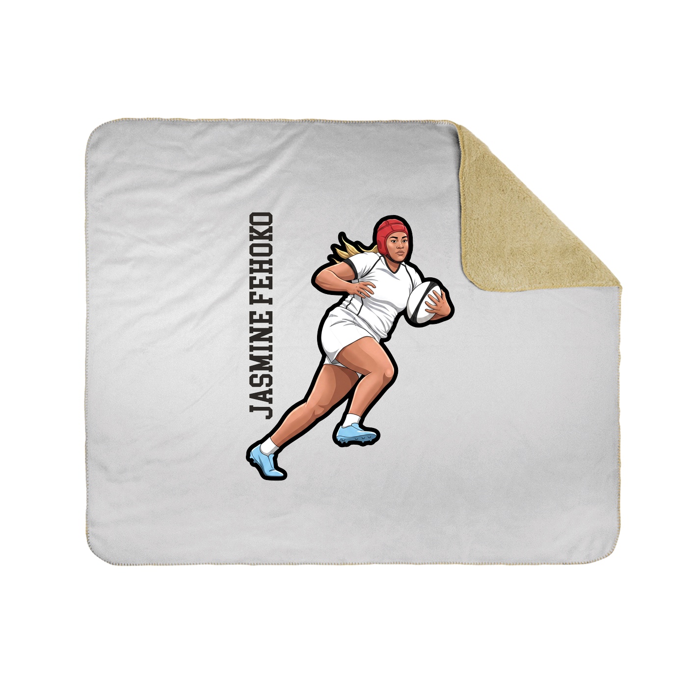 50x60 Sherpa Lined Throw Blanket