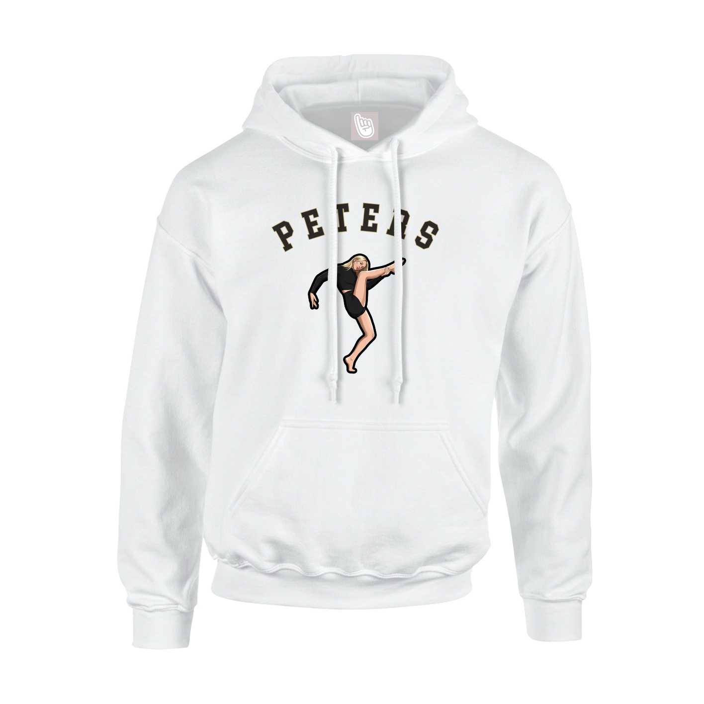 Hoodie — Shirsey Arch in White