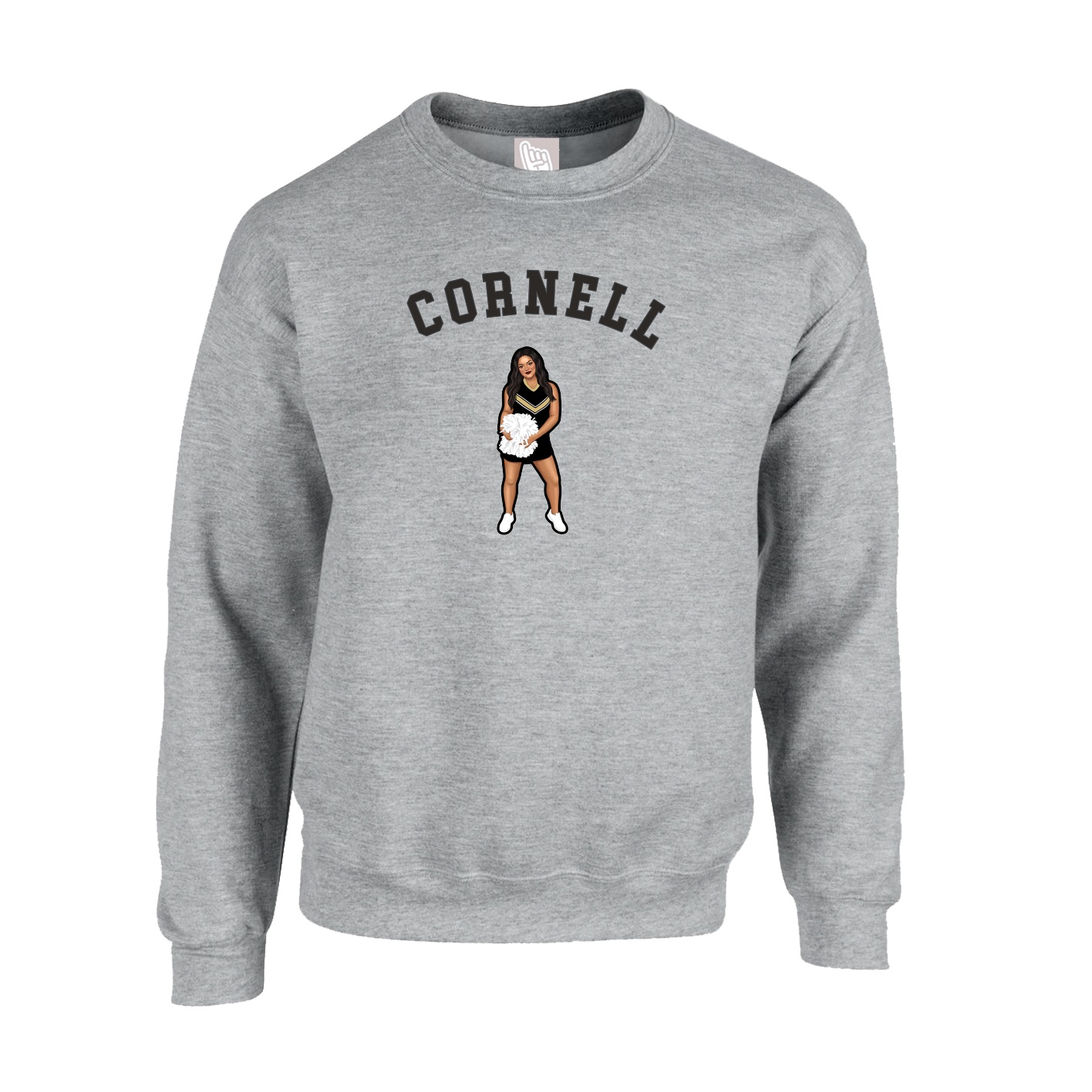 Fleece Crew — Shirsey Arch in Grey