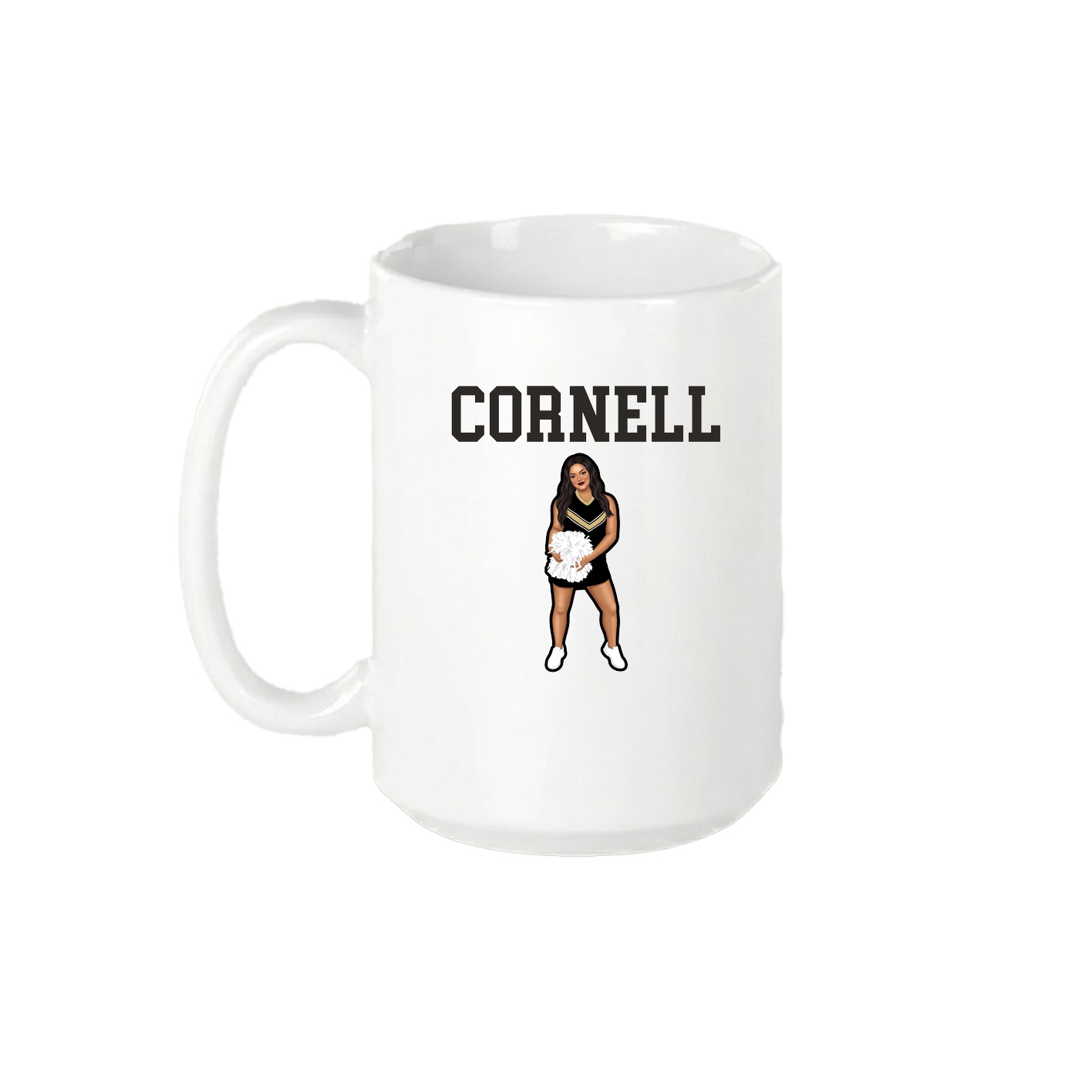 15oz Coffee Mug — Shirsey in White