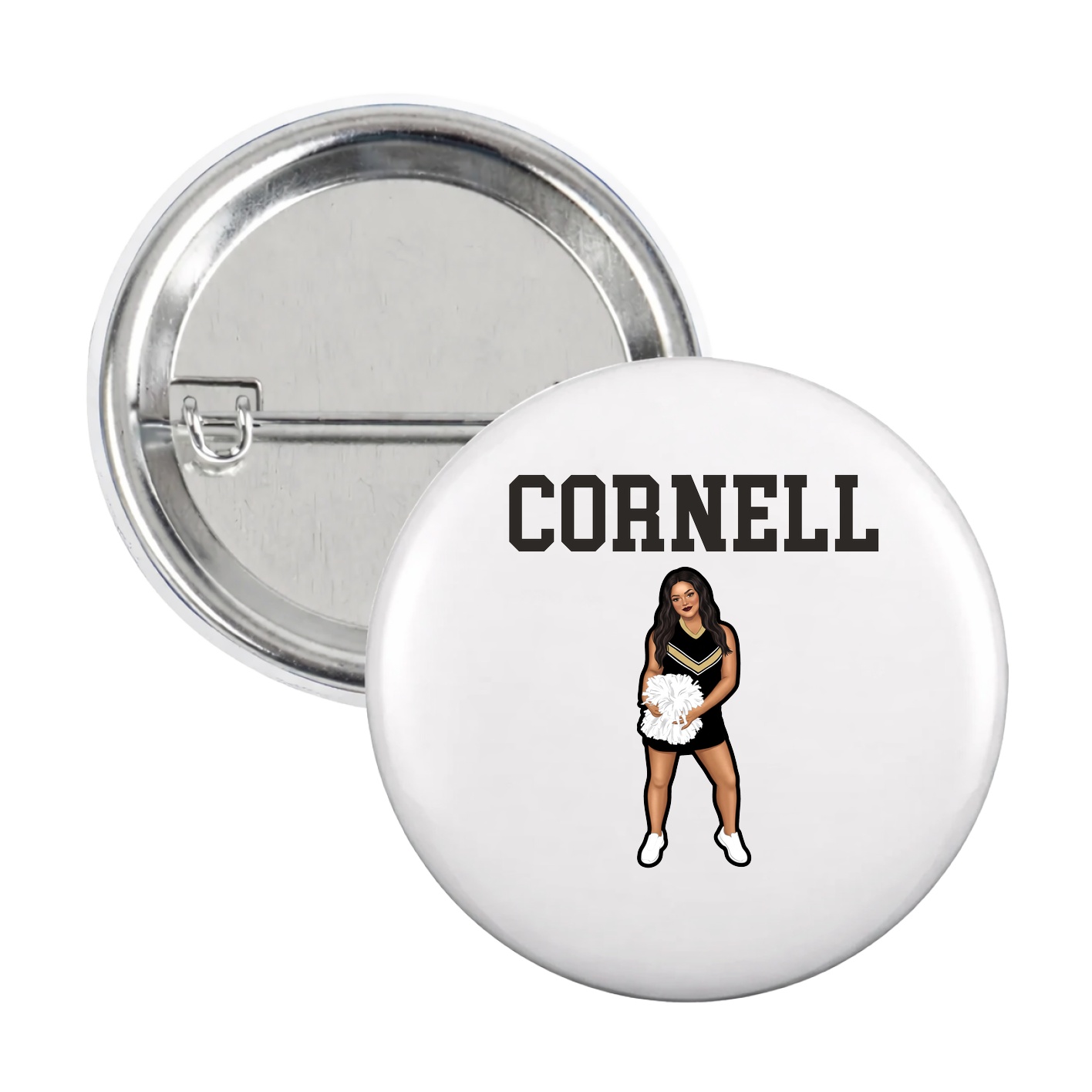 Game Day Button — Shirsey in White