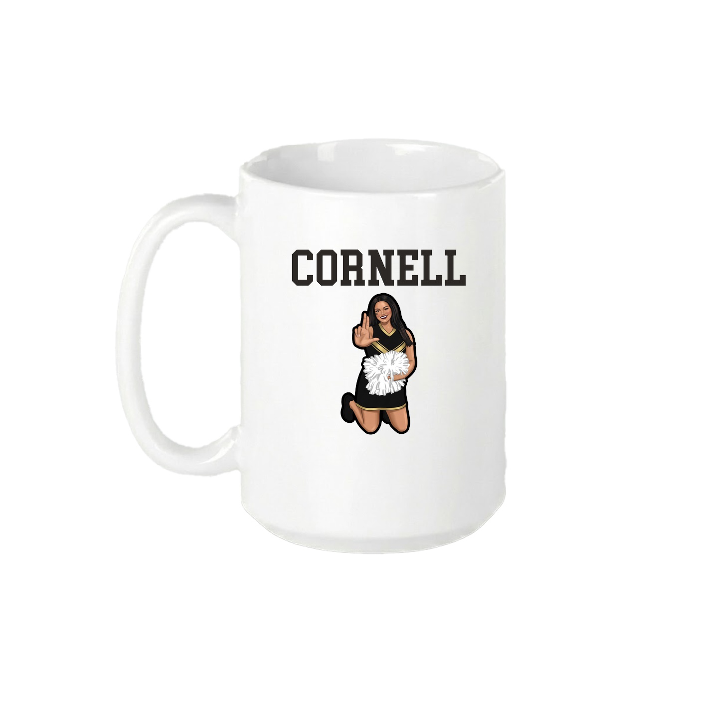 15oz Coffee Mug — Shirsey in White