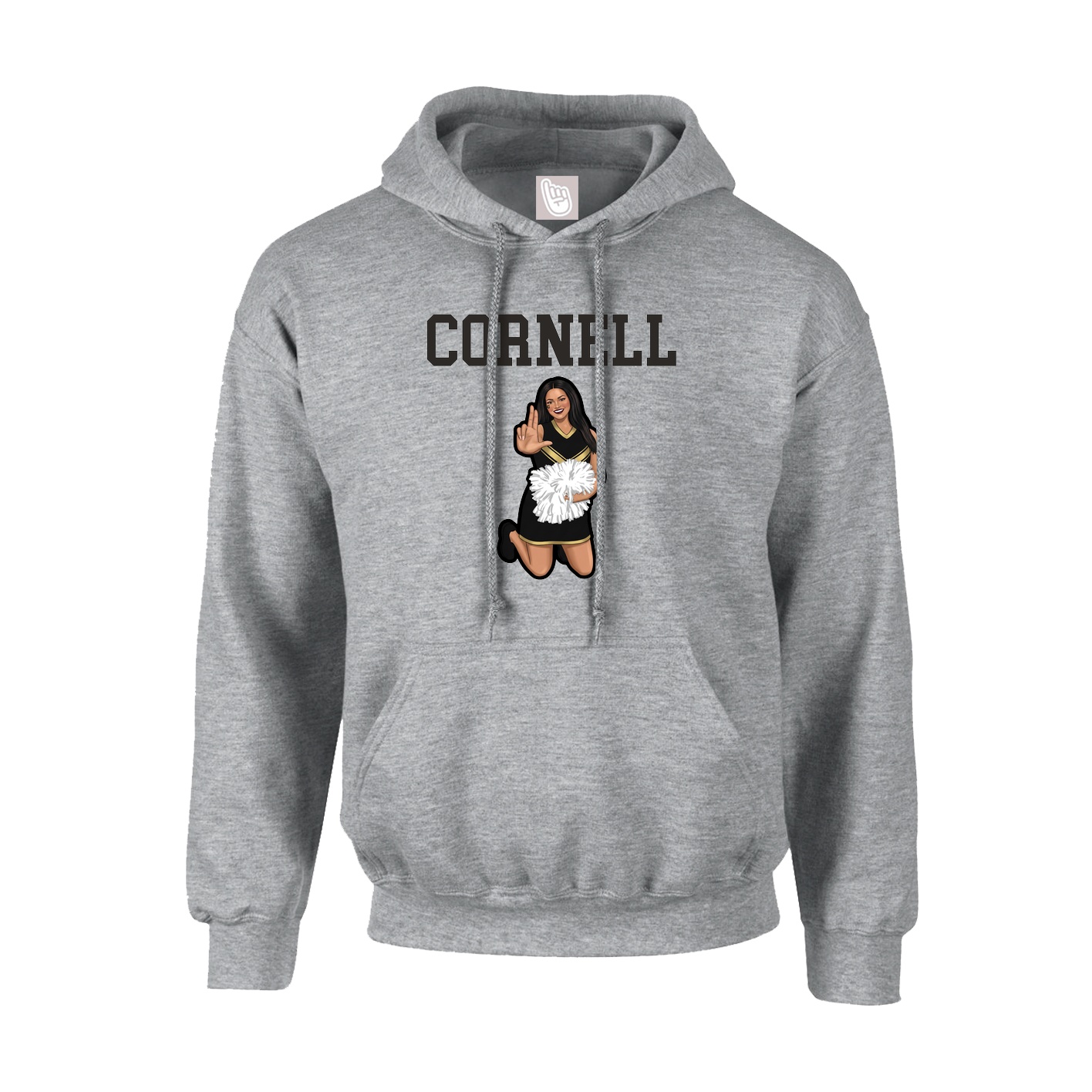 Hoodie — Shirsey in Grey