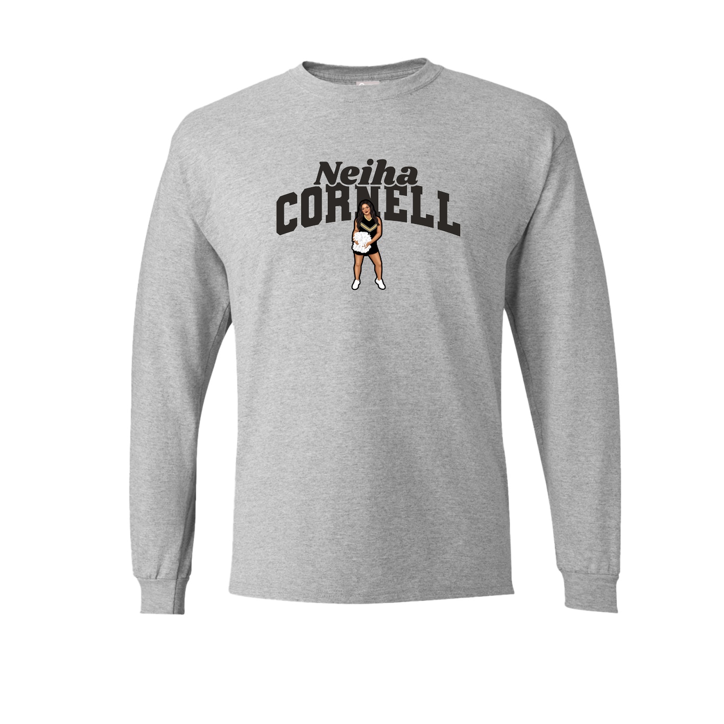 Long Sleeve Tee — Signature Arch in Grey