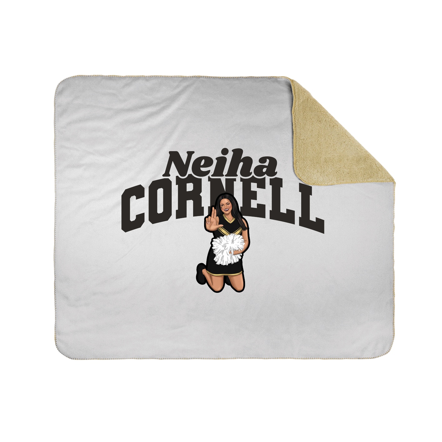 Throw Blanket — Signature Arch in White