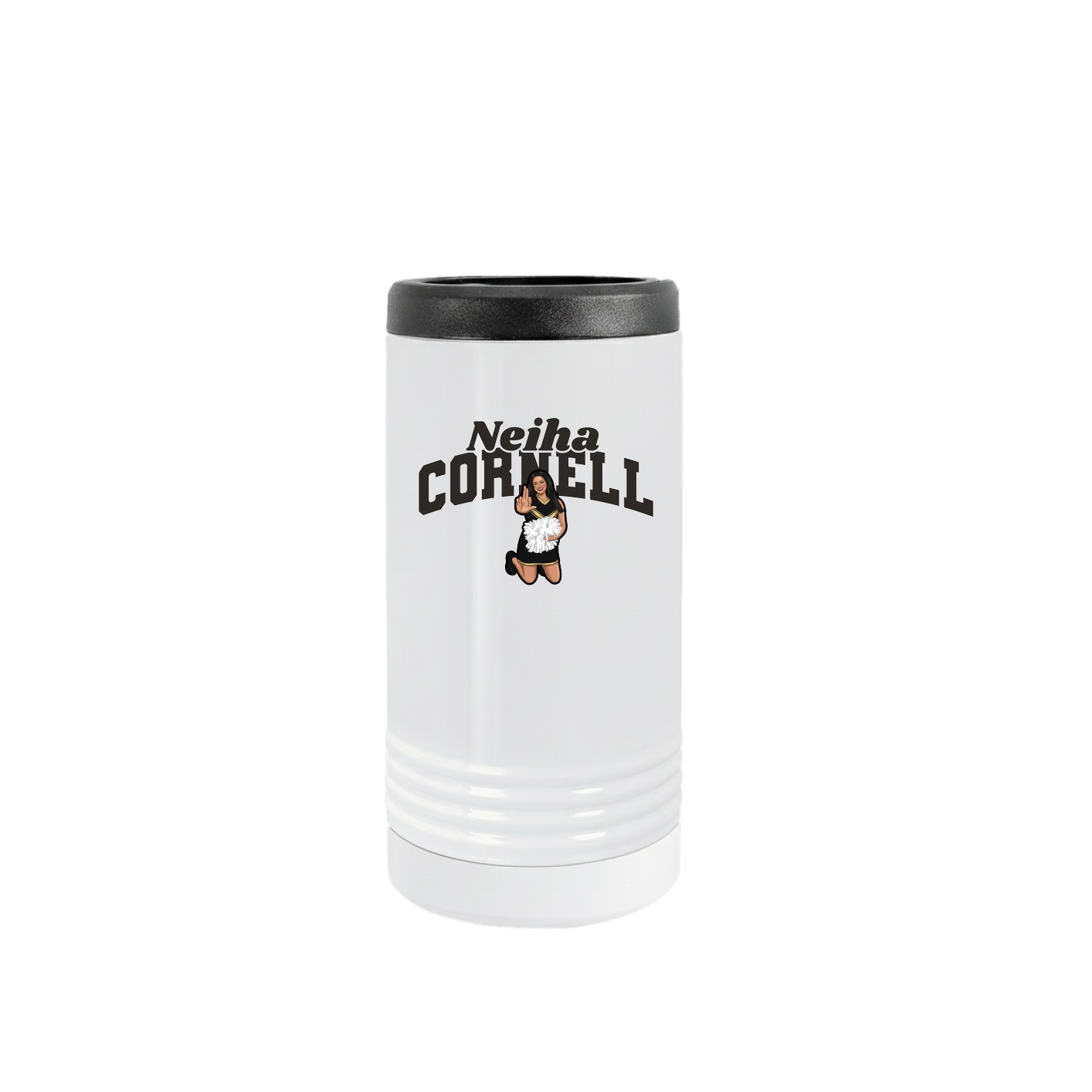 Slim Beverage Holder — Signature Arch in White