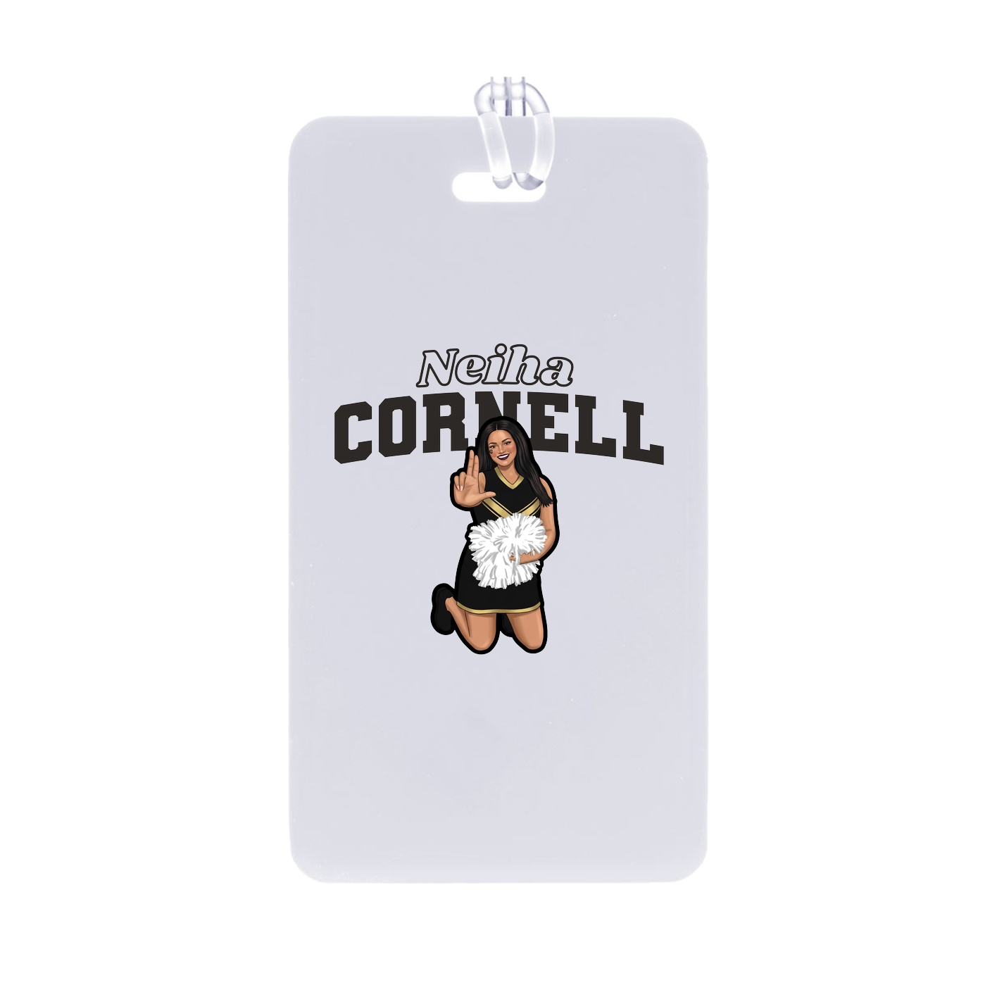 Bag Tag — Name Arch in Classic