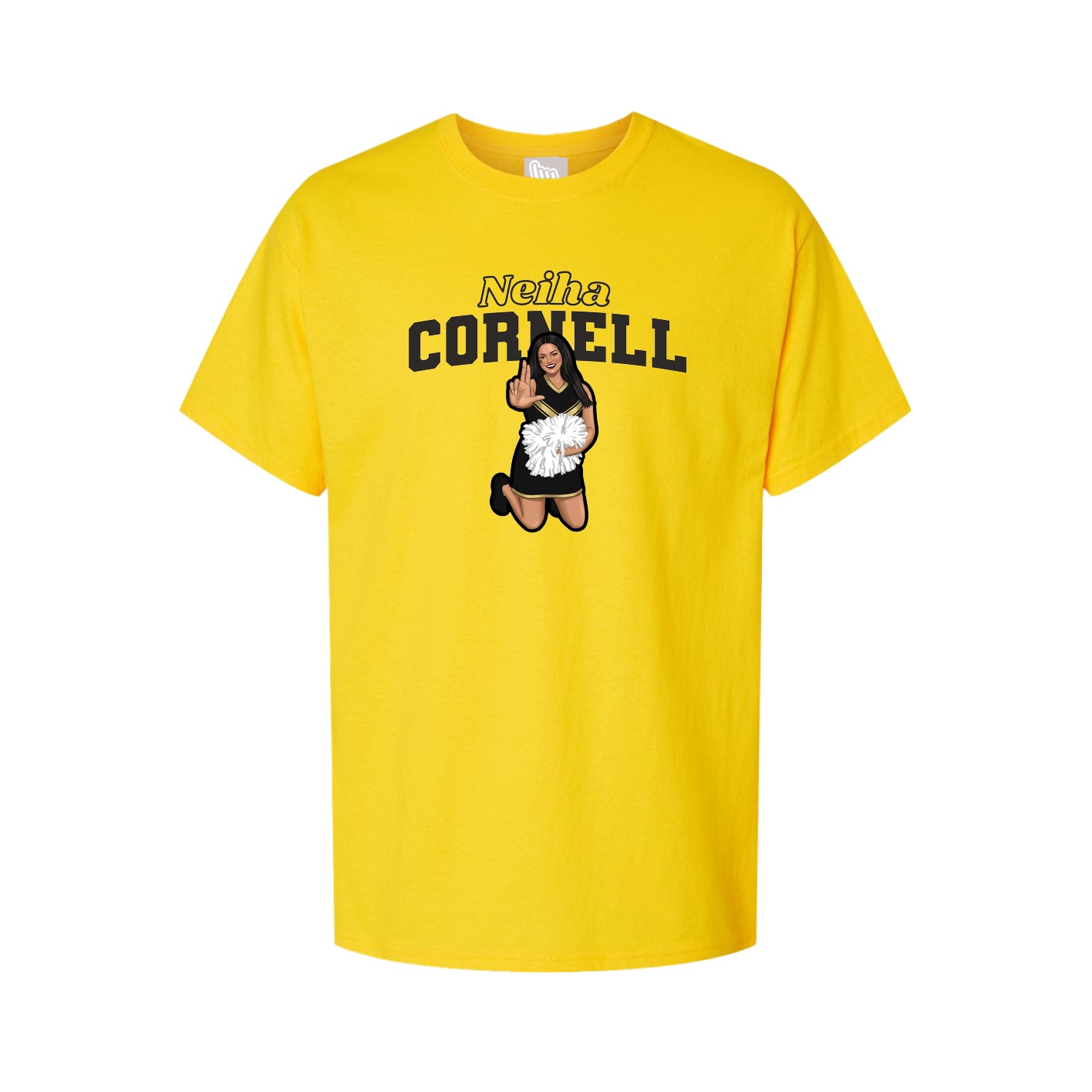 Tee — Name Arch in Gold