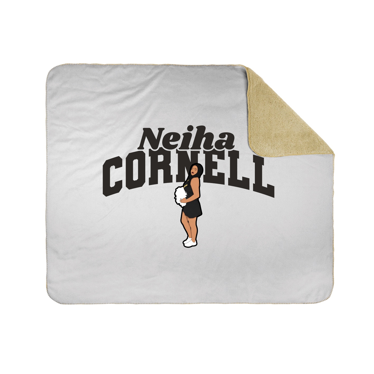 Throw Blanket — Signature Arch in White
