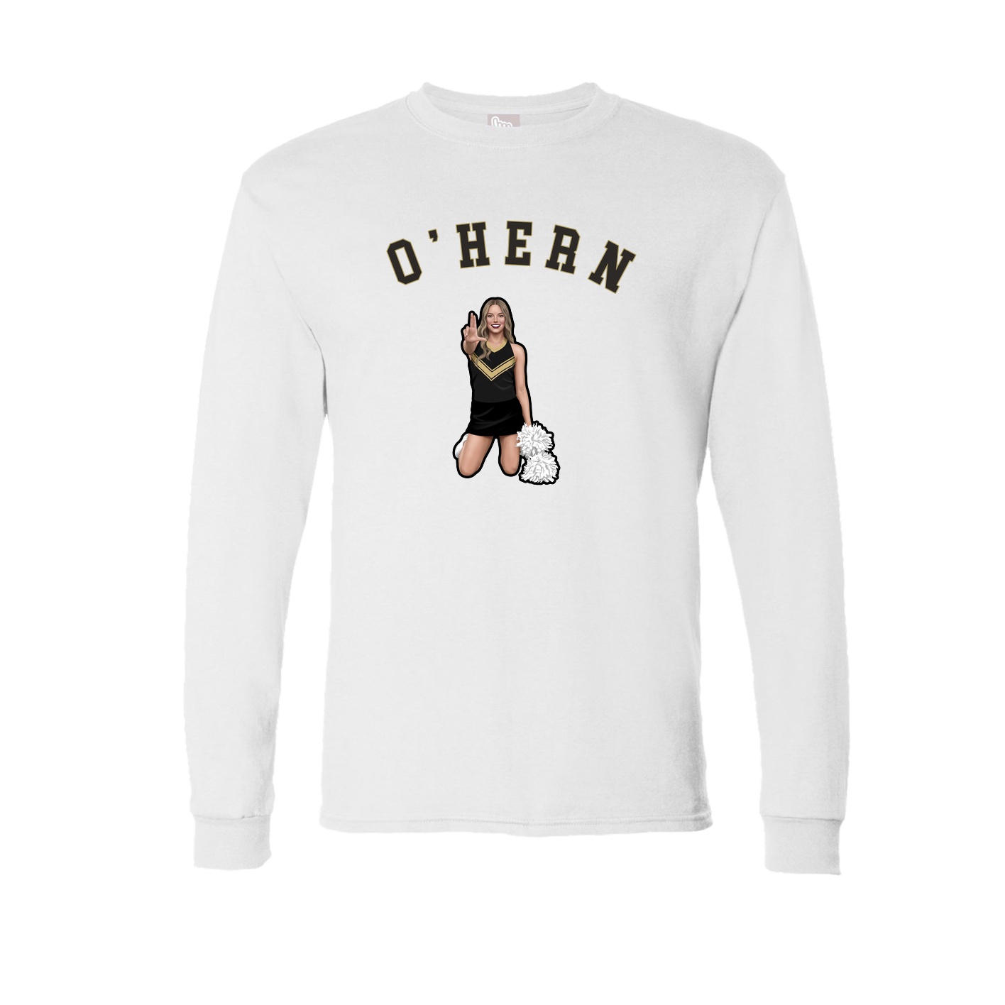 Long Sleeve Tee — Shirsey Arch in White