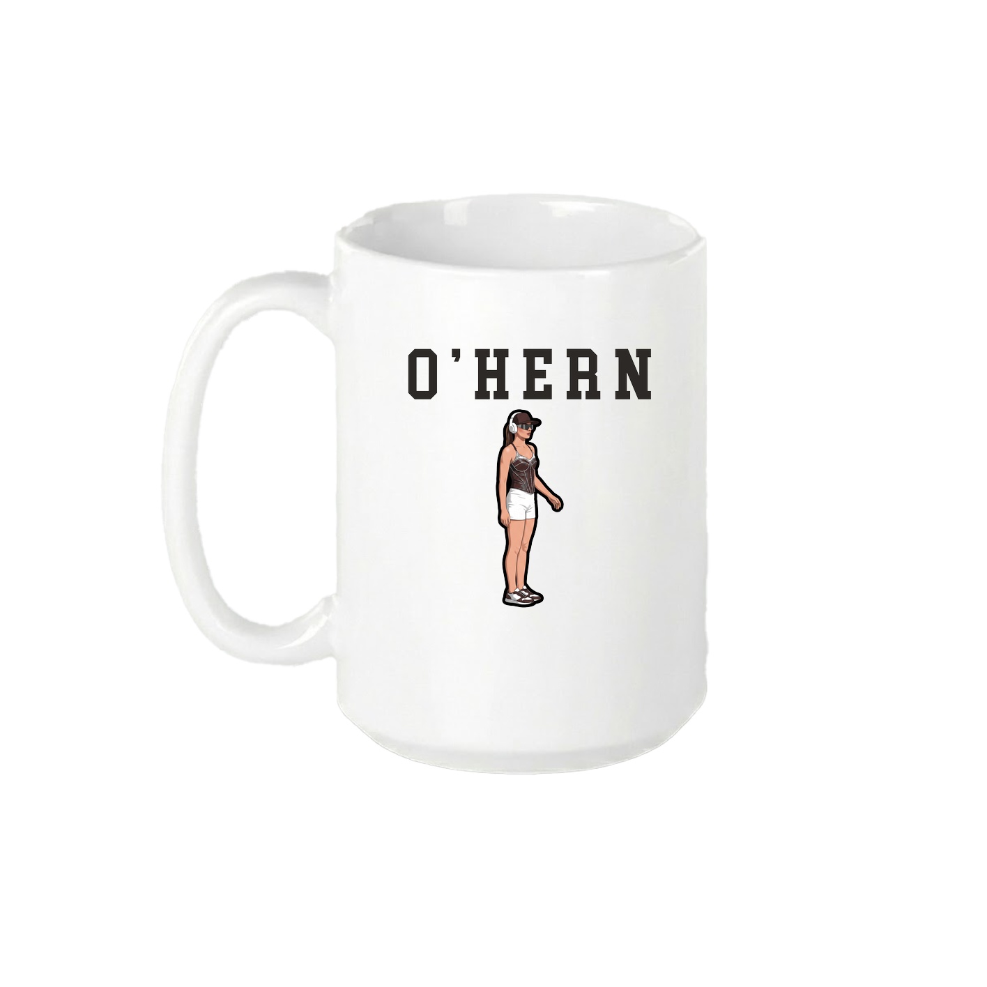 15oz Coffee Mug — Shirsey in White