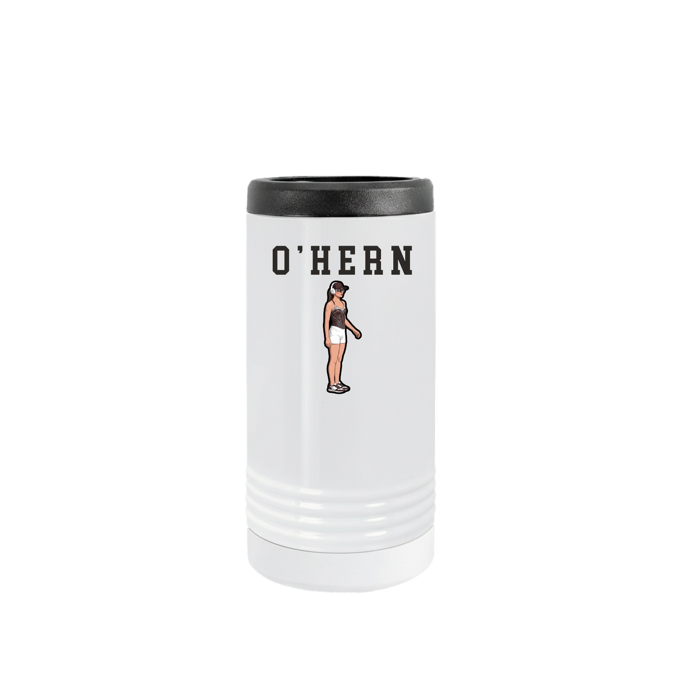 Slim Beverage Holder — Shirsey in White
