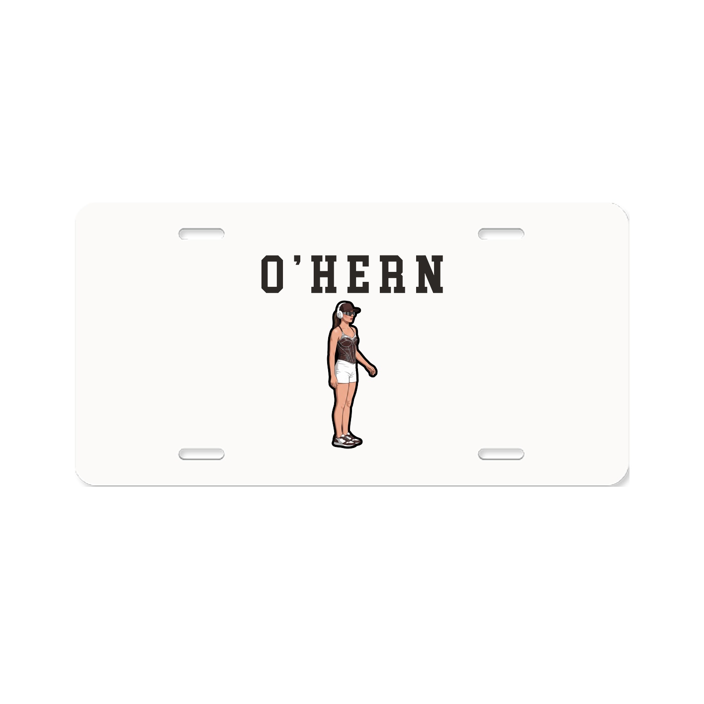 License Plate — Shirsey in Classic