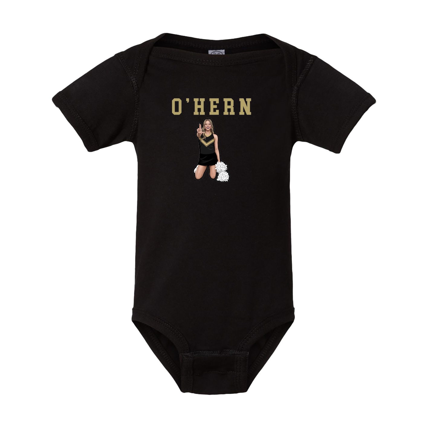 Baby Onesie — Shirsey in Black