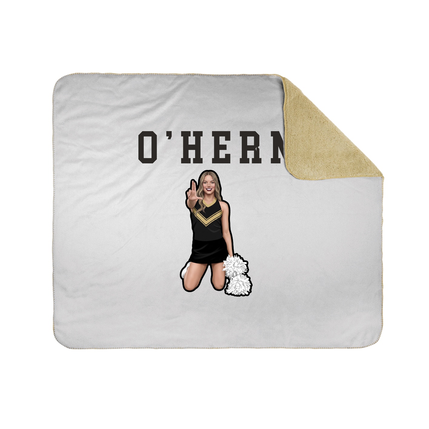 Throw Blanket — Shirsey in White