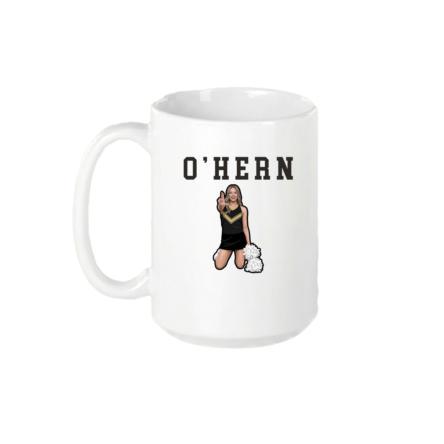 15oz Coffee Mug — Shirsey in White